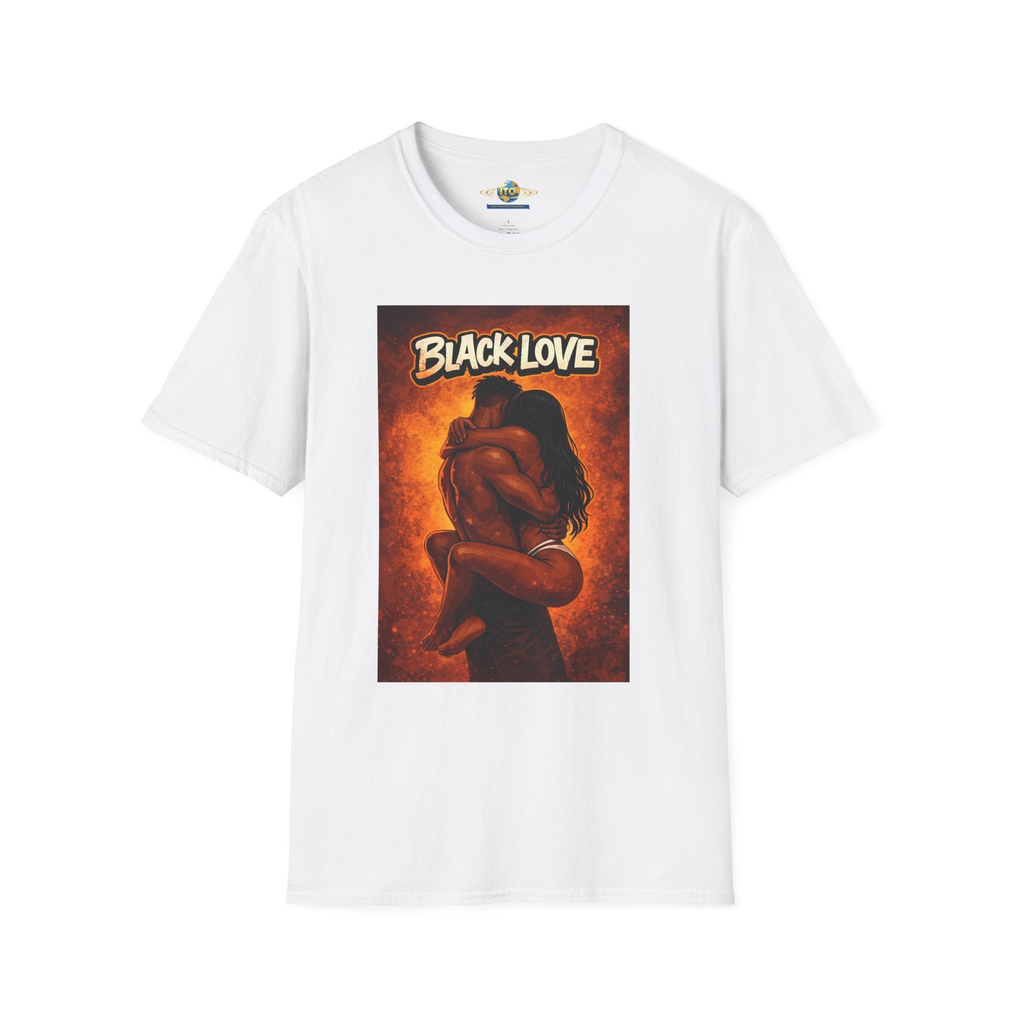 T-Shirt — "Black Love" Romantic Couple Graphic Tee