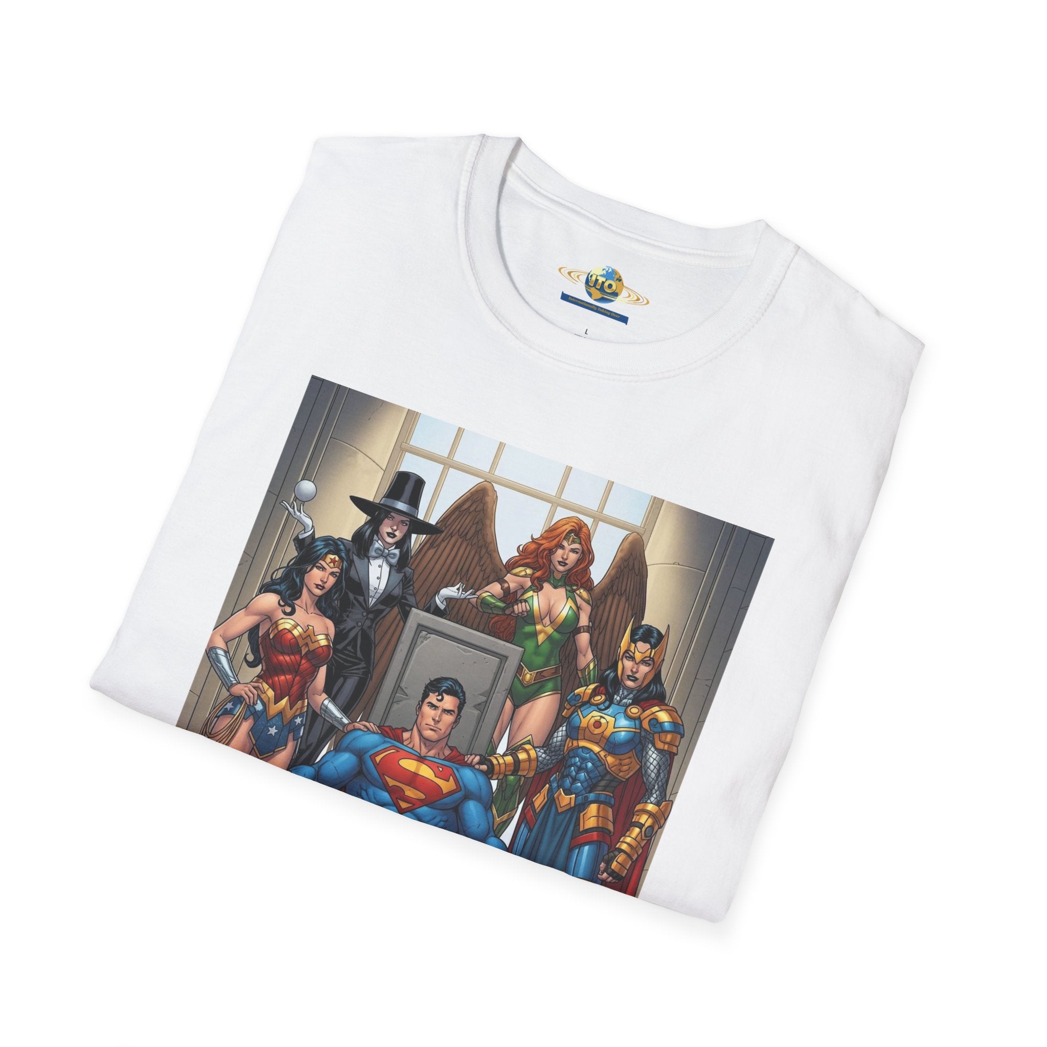 Justice League Portrait T-Shirt — Hero Squad Graphic Tee