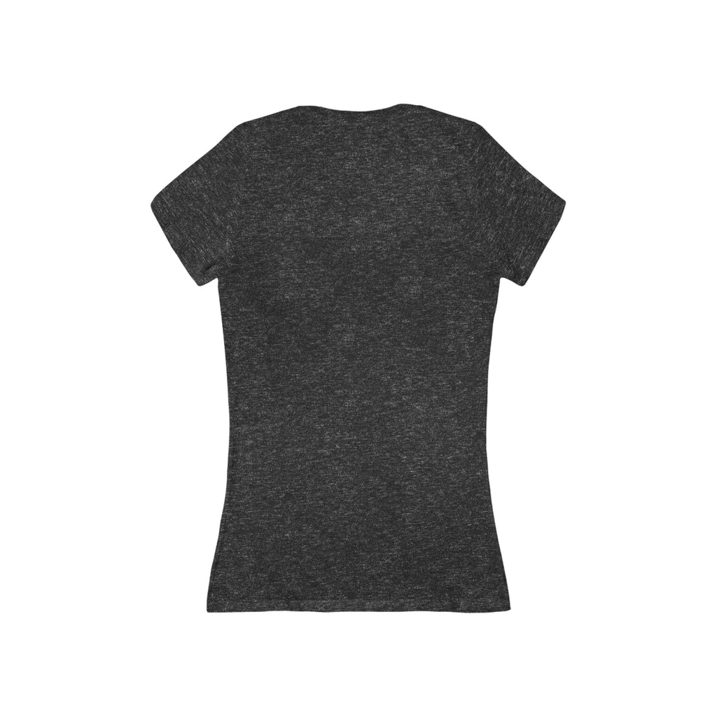 Women’s V-Neck Tee - 'Beachside Beauty' Photo Print