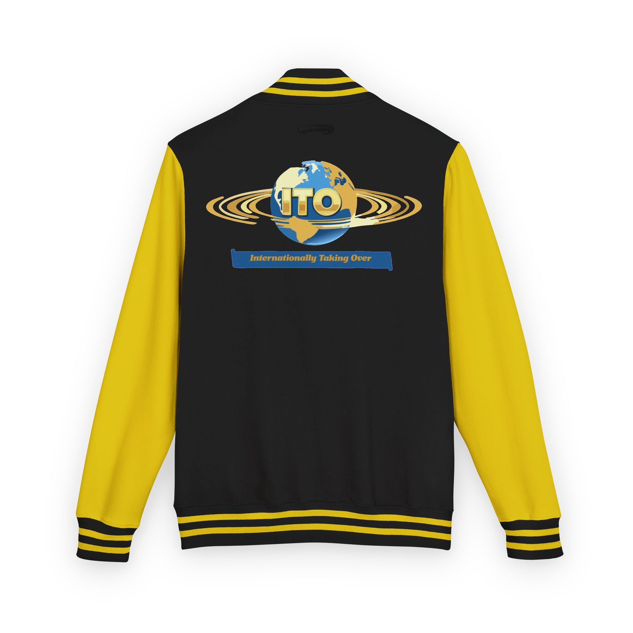 Letterman Jacket — UTO Interplanetary Travel Club Logo Varsity Jacket