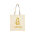 Goddess Tote Bag – Gold Crowned Woman Canvas Grocery & Everyday Tote
