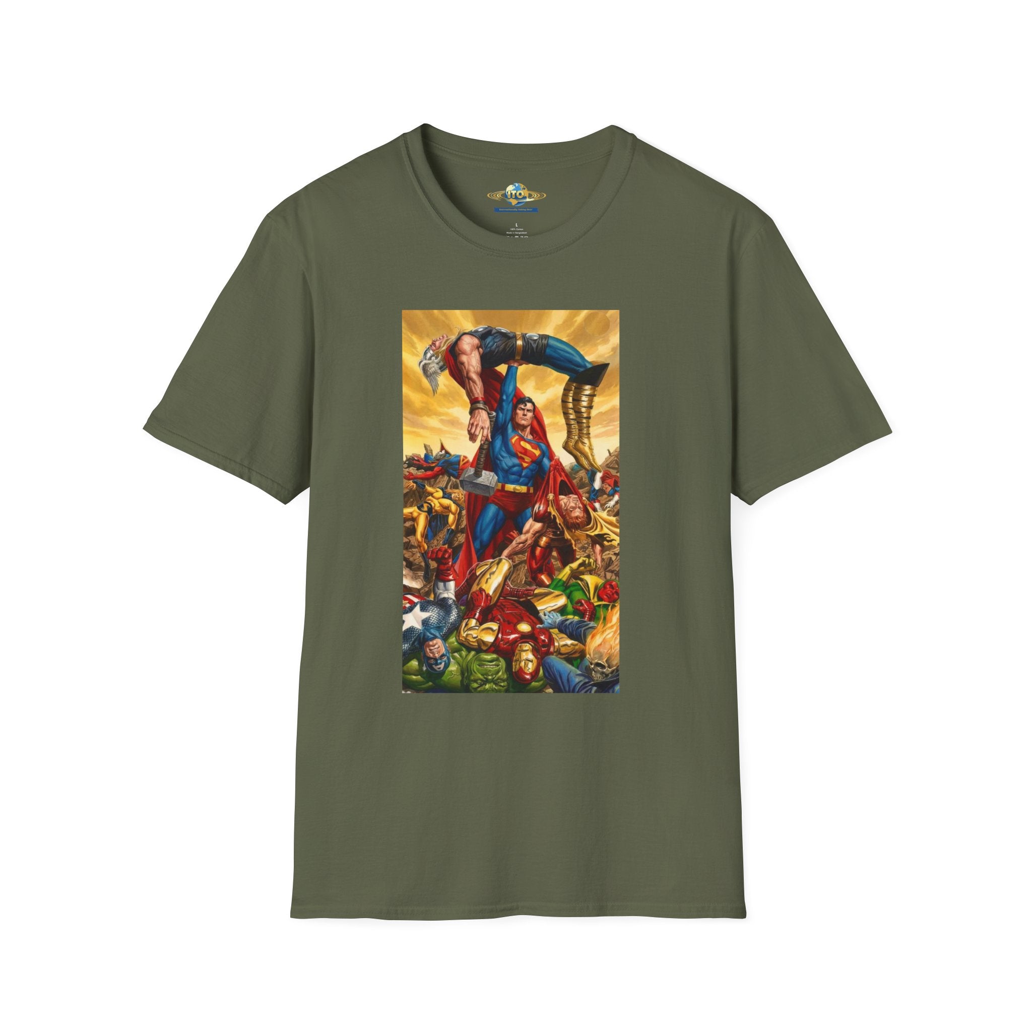 Superhero Team Graphic T-Shirt