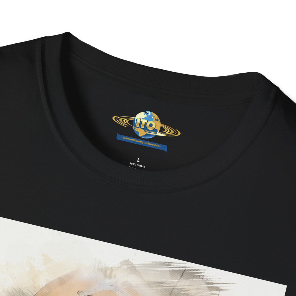 Edgy Tattooed Woman Art T-Shirt