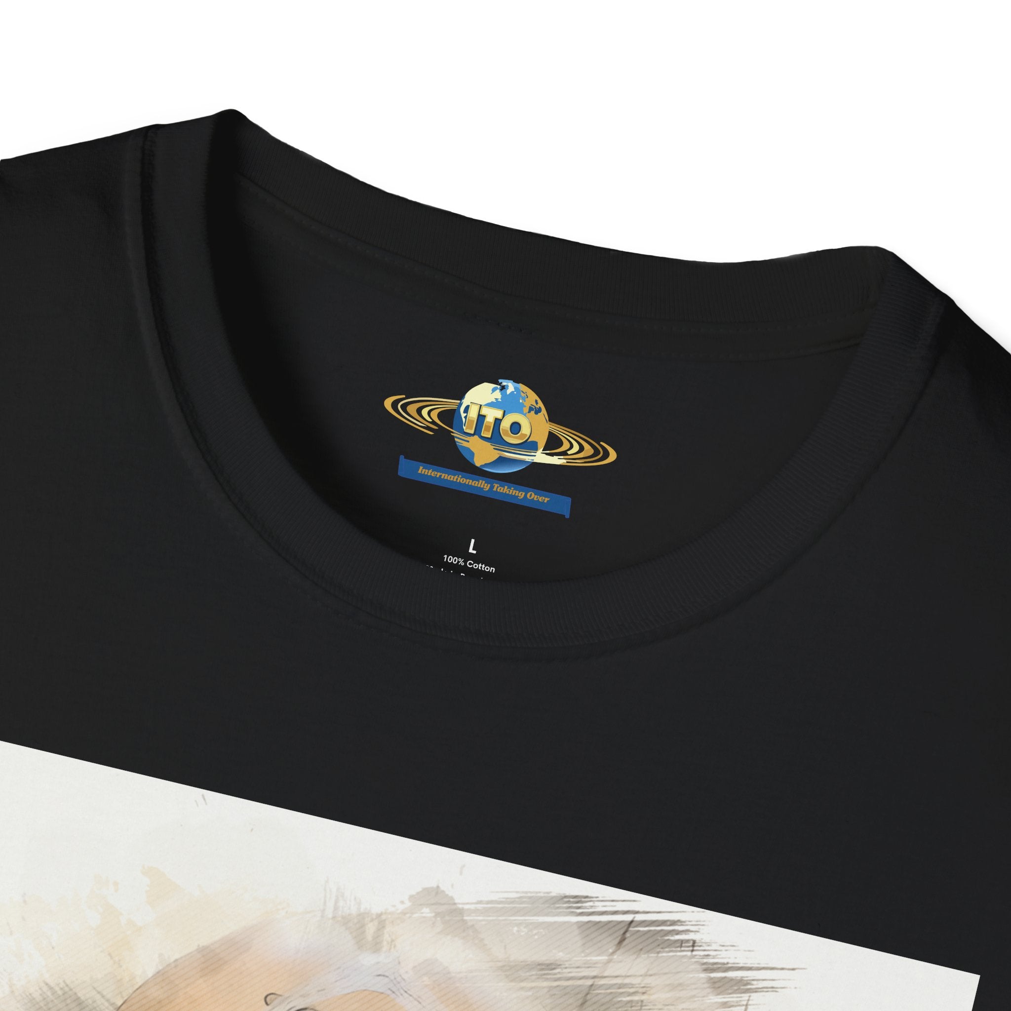 Edgy Tattooed Woman Art T-Shirt