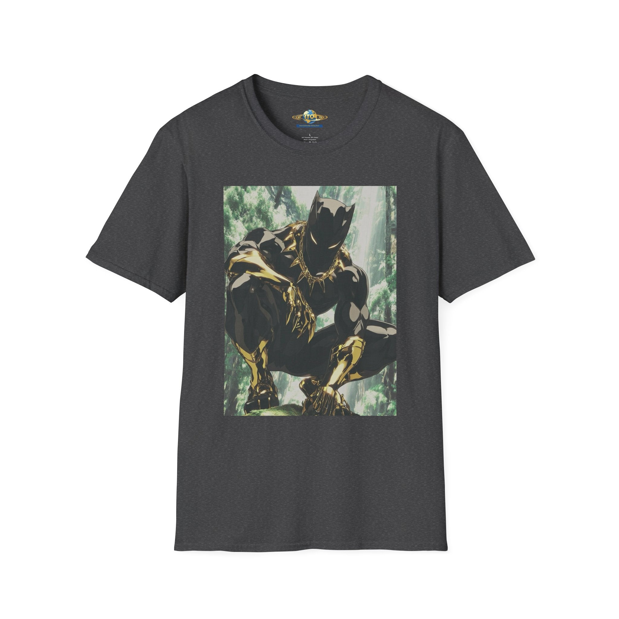 Black Panther Graphic T-Shirt — Superhero King Comic Art Tee