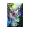 Matte Canvas Print — Mystical Woman in Smoke Art (Stretched 1.25")