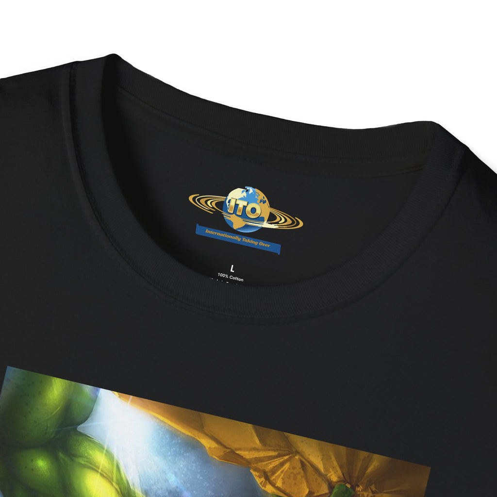 Superhero Clash T-Shirt — Epic Superman vs Hulk Battle Graphic Tee