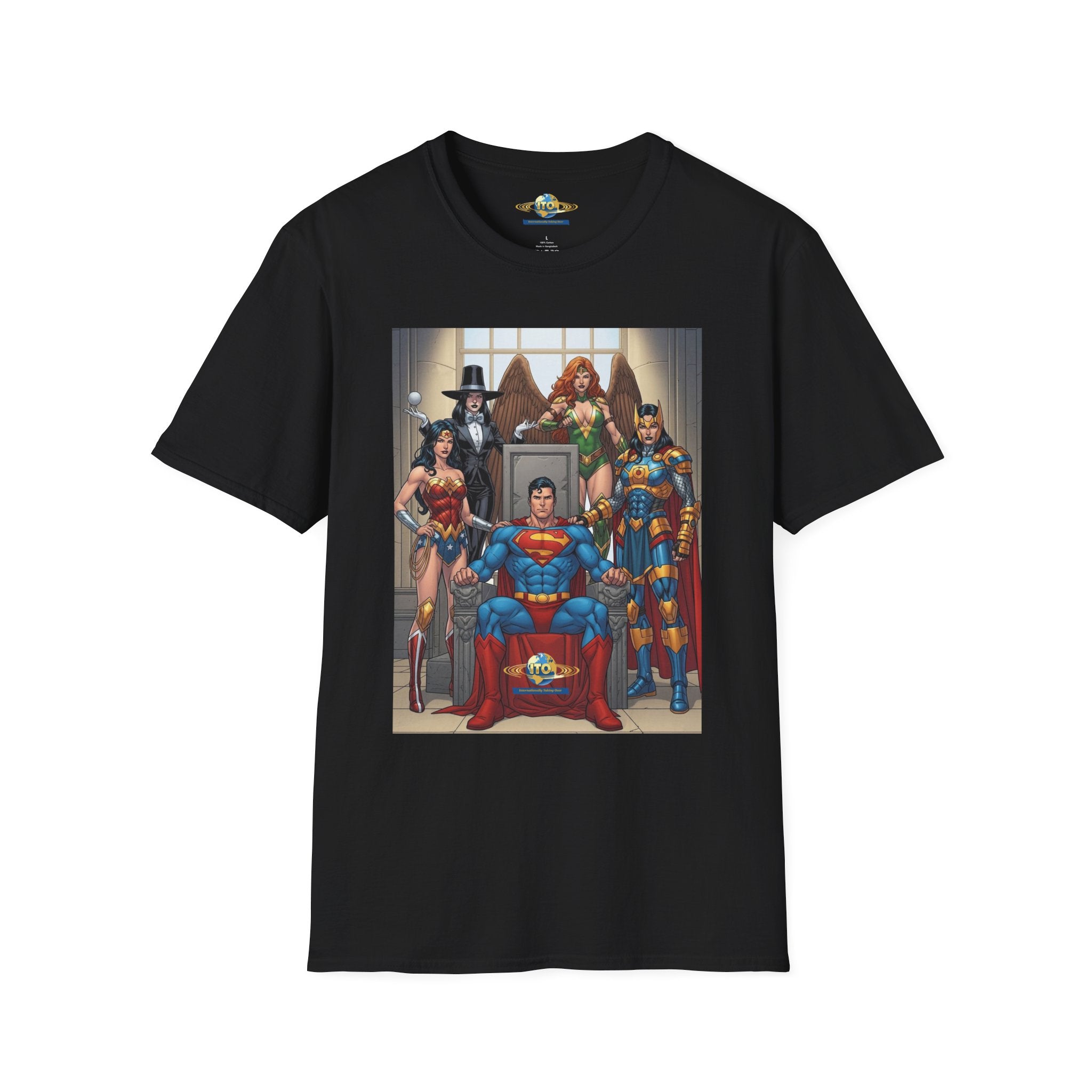 Justice League Portrait T-Shirt — Hero Squad Graphic Tee