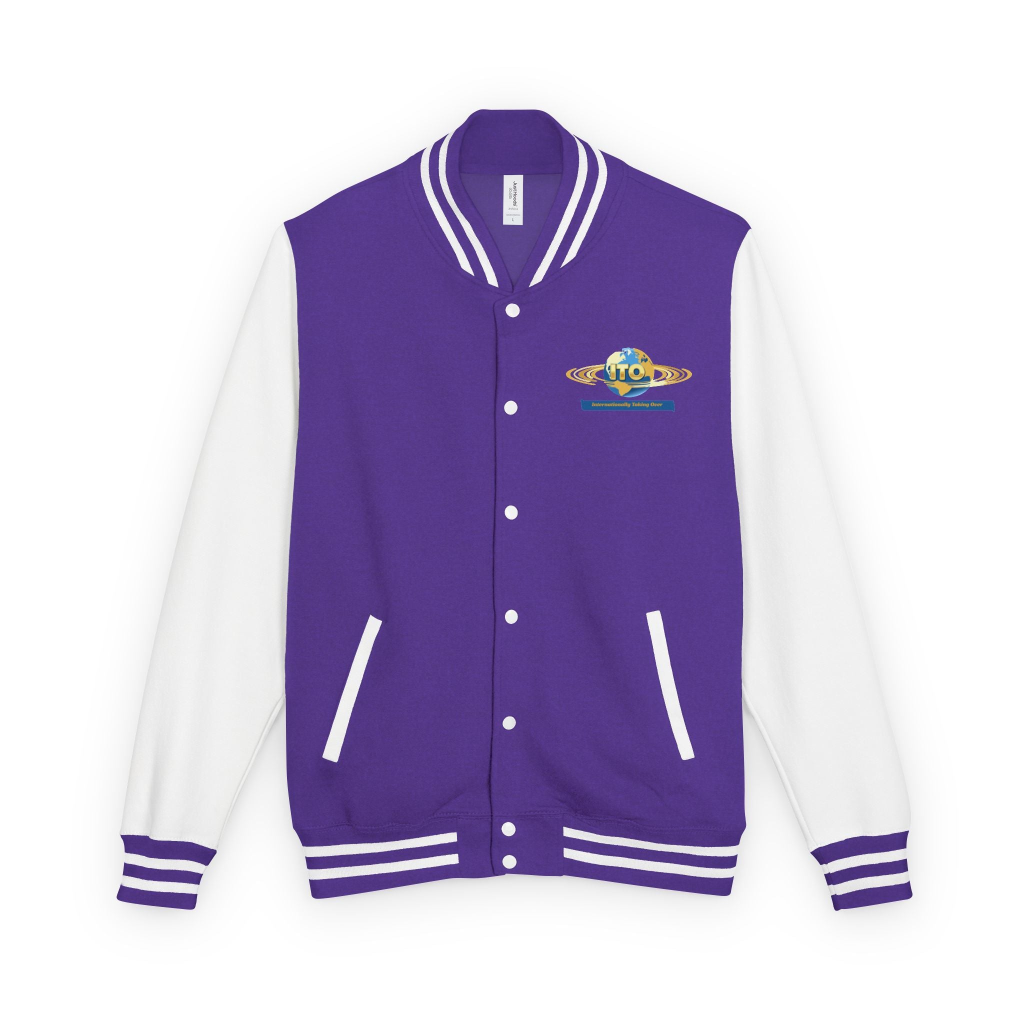 Letterman Jacket — UTO Interplanetary Travel Club Logo Varsity Jacket