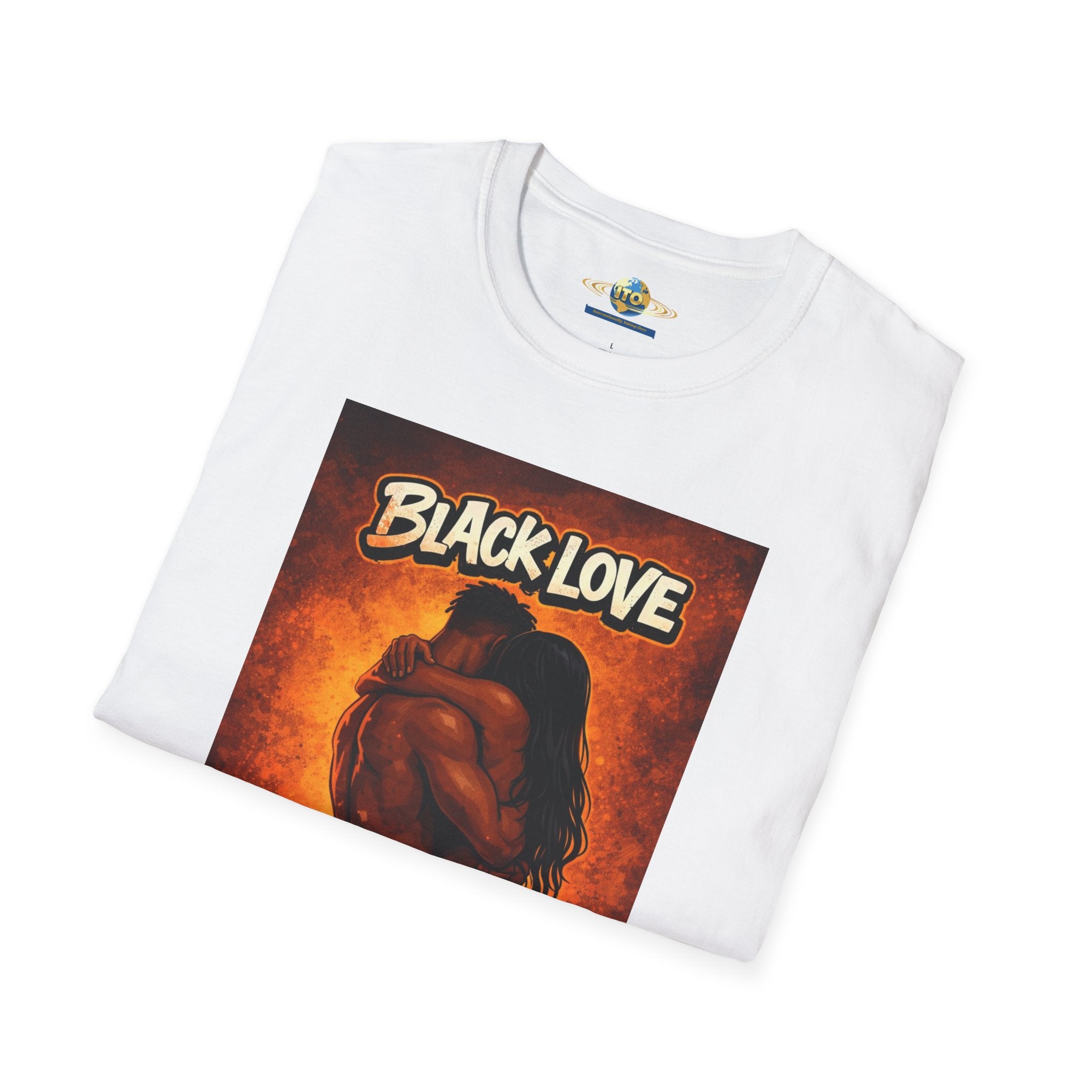 T-Shirt — "Black Love" Romantic Couple Graphic Tee