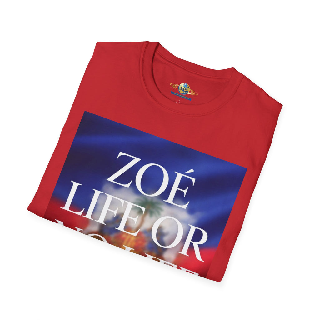 ZOE Life or No Life T‑Shirt — Bold Patriotic Graphic Tee
