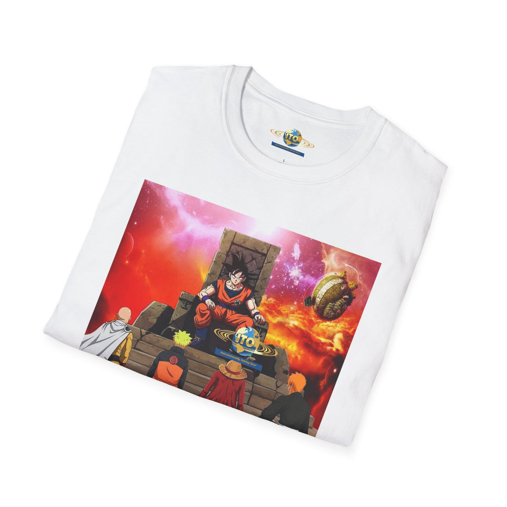 Anime Heroes Throne Graphic T-Shirt