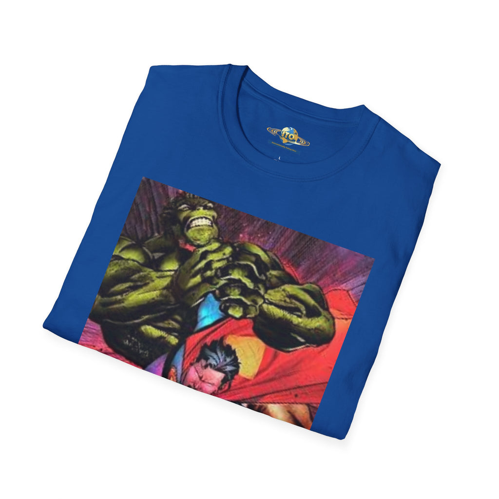 Superhero Mashup T‑Shirt — Dynamic Comic Art Tee