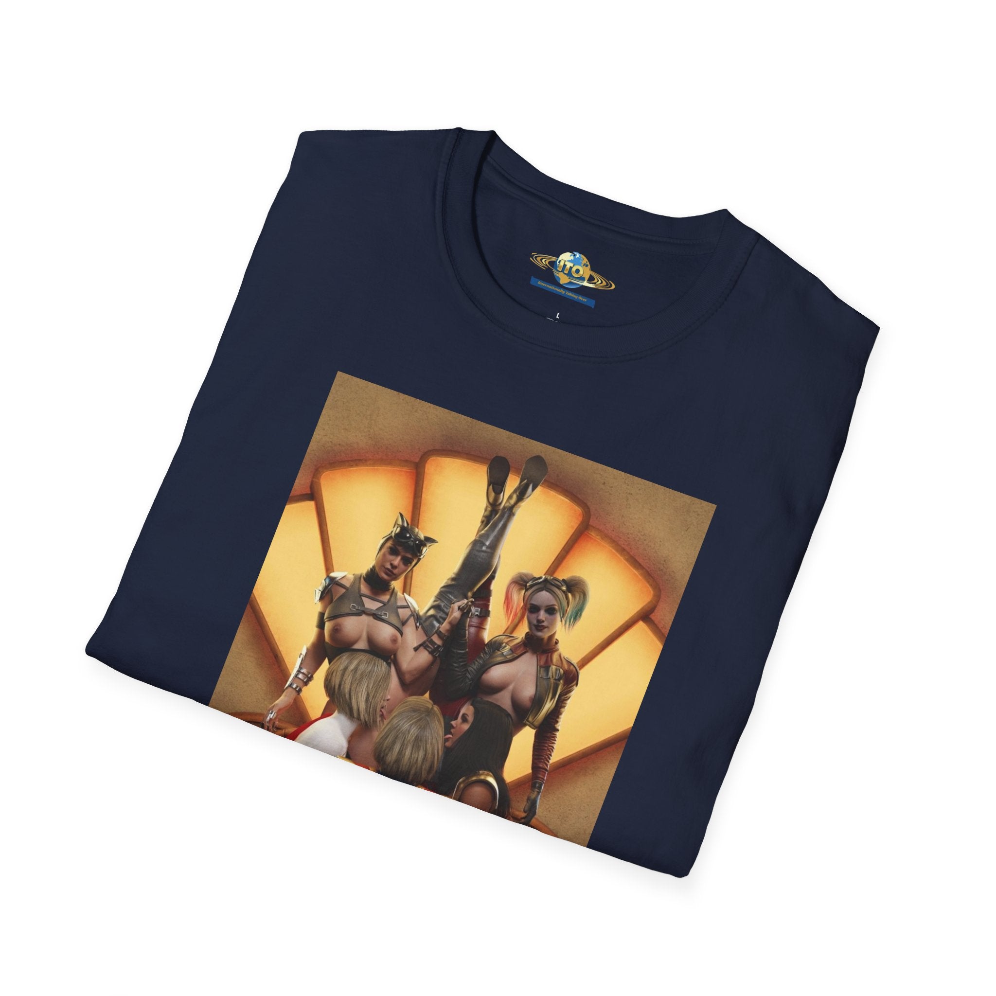 Graphic T-Shirt — Retro Group Costume Photo Print