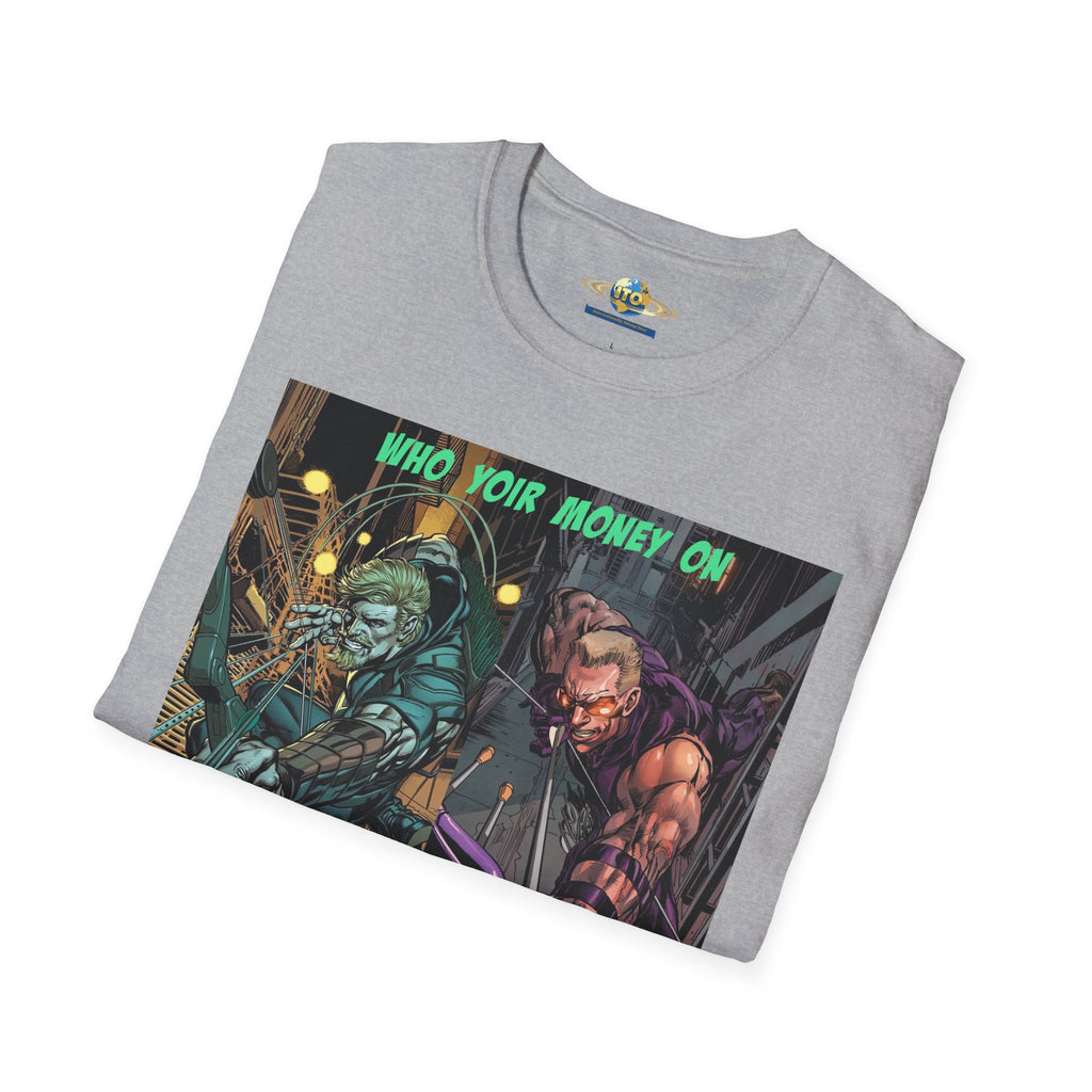 Graphic T‑Shirt — 'Who You Moving On' Cyberpunk Comic Art Tee