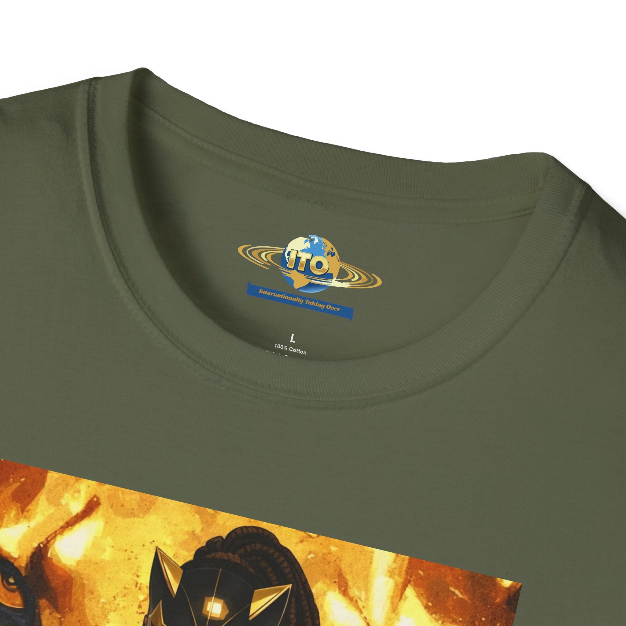 Black Panther-Inspired Graphic T-Shirt — Golden Warrior Marvel Art Tee