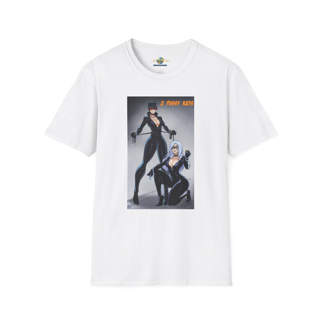 Graphic T-Shirt — 'I Purr More' Cat-Themed Vintage Femme Art Tee
