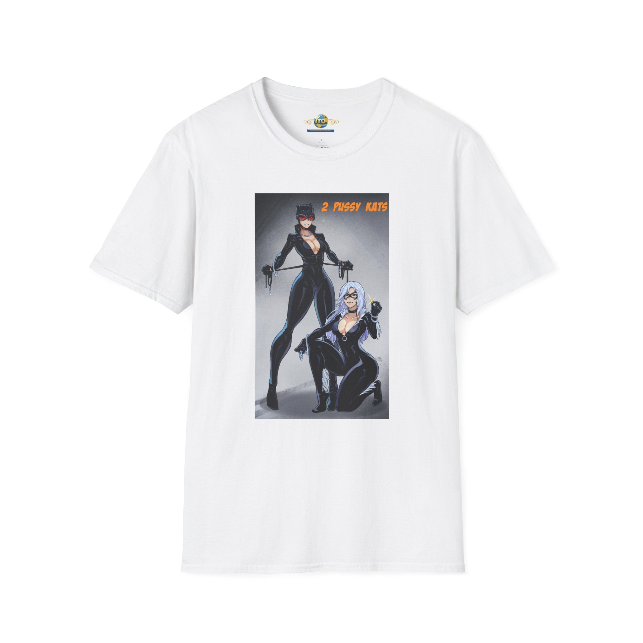 Graphic T-Shirt — 'I Purr More' Cat-Themed Vintage Femme Art Tee