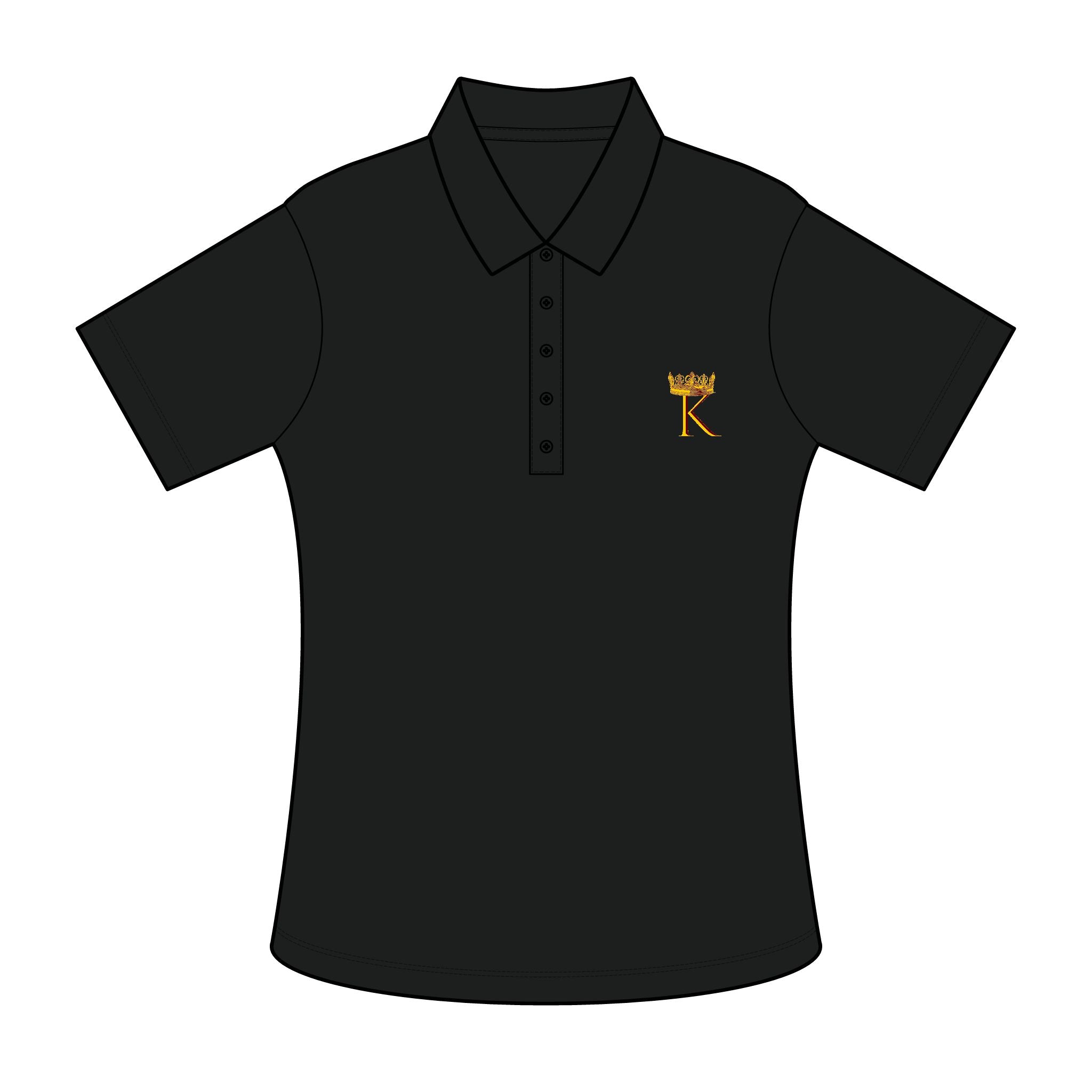 Queen k Ladies Fine Pique Blend Polo