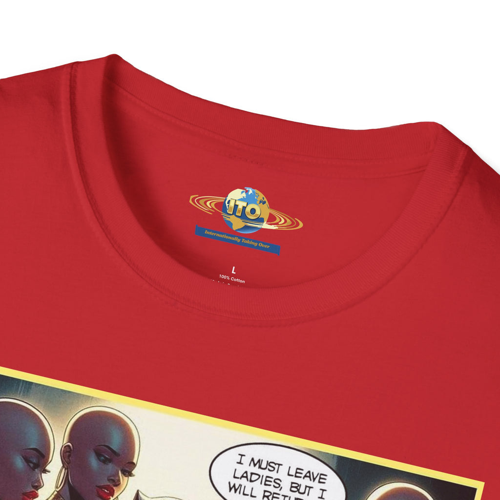Black Panther Comic Art T‑Shirt — "Wakanda Forever?" Graphic Tee