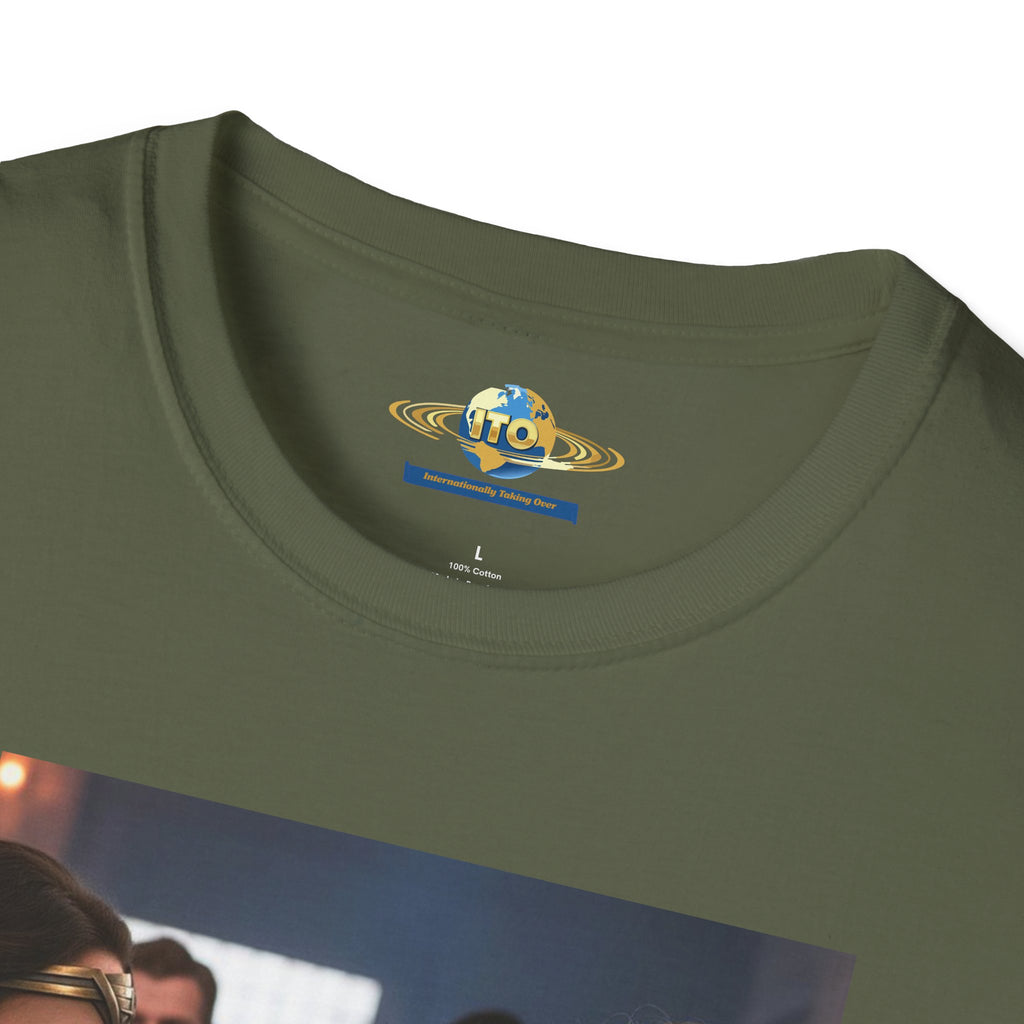 Ladies of power arm wrestle Unisex Softstyle T-Shirt