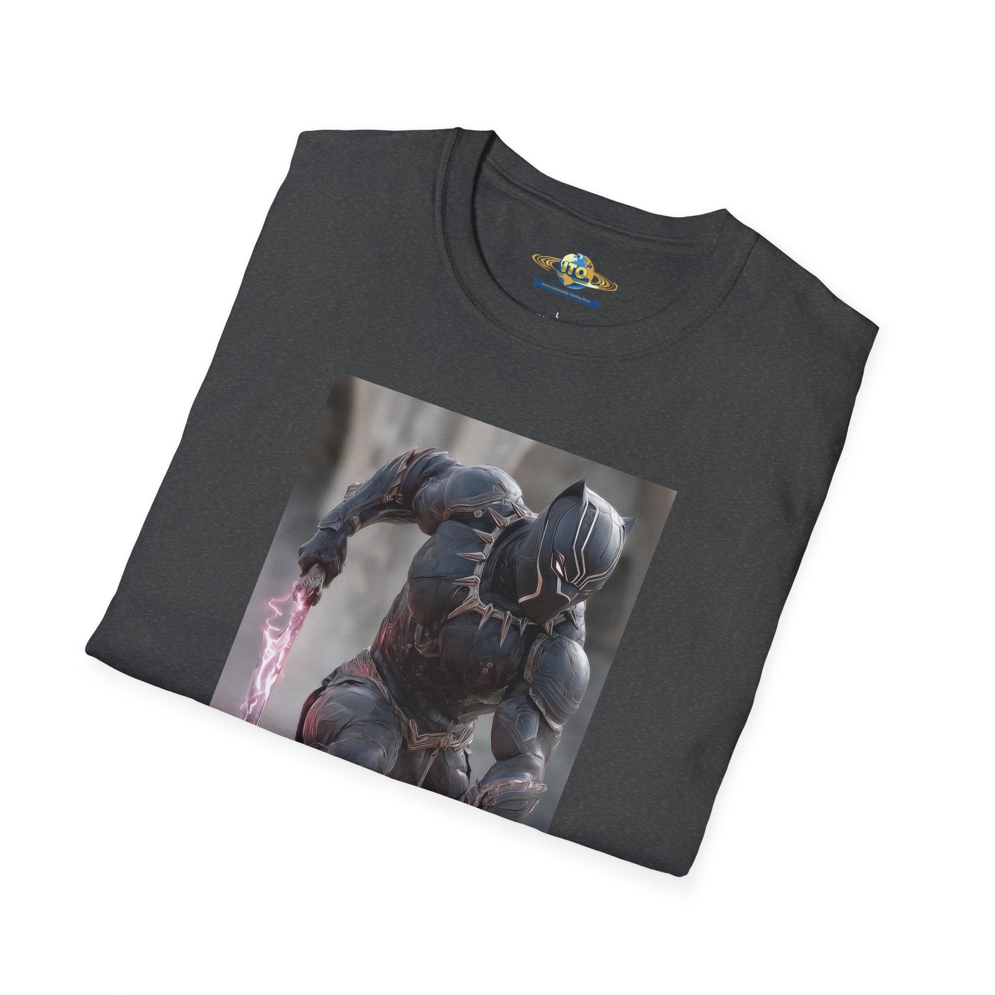 Black Panther Lightning Pose T-Shirt