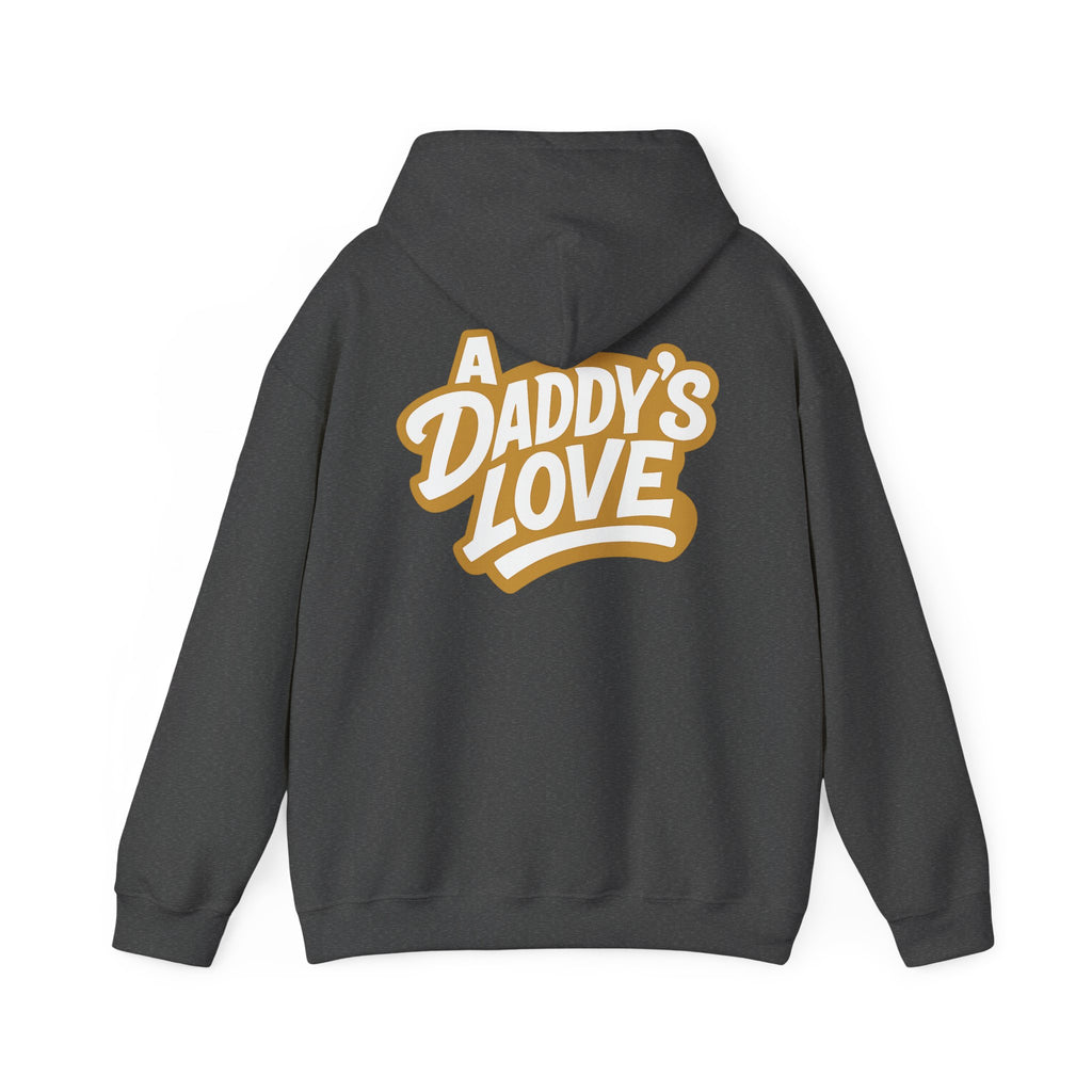 Daddy’s Love Hoodie — Retro Script Father Appreciation Sweatshirt