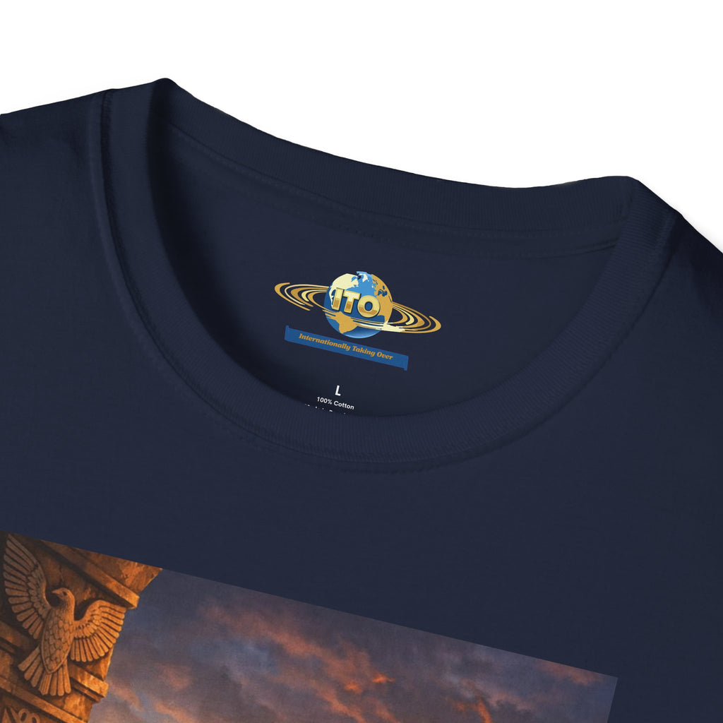 Graphic T-Shirt — Epic Sunset Heroine Scene Print