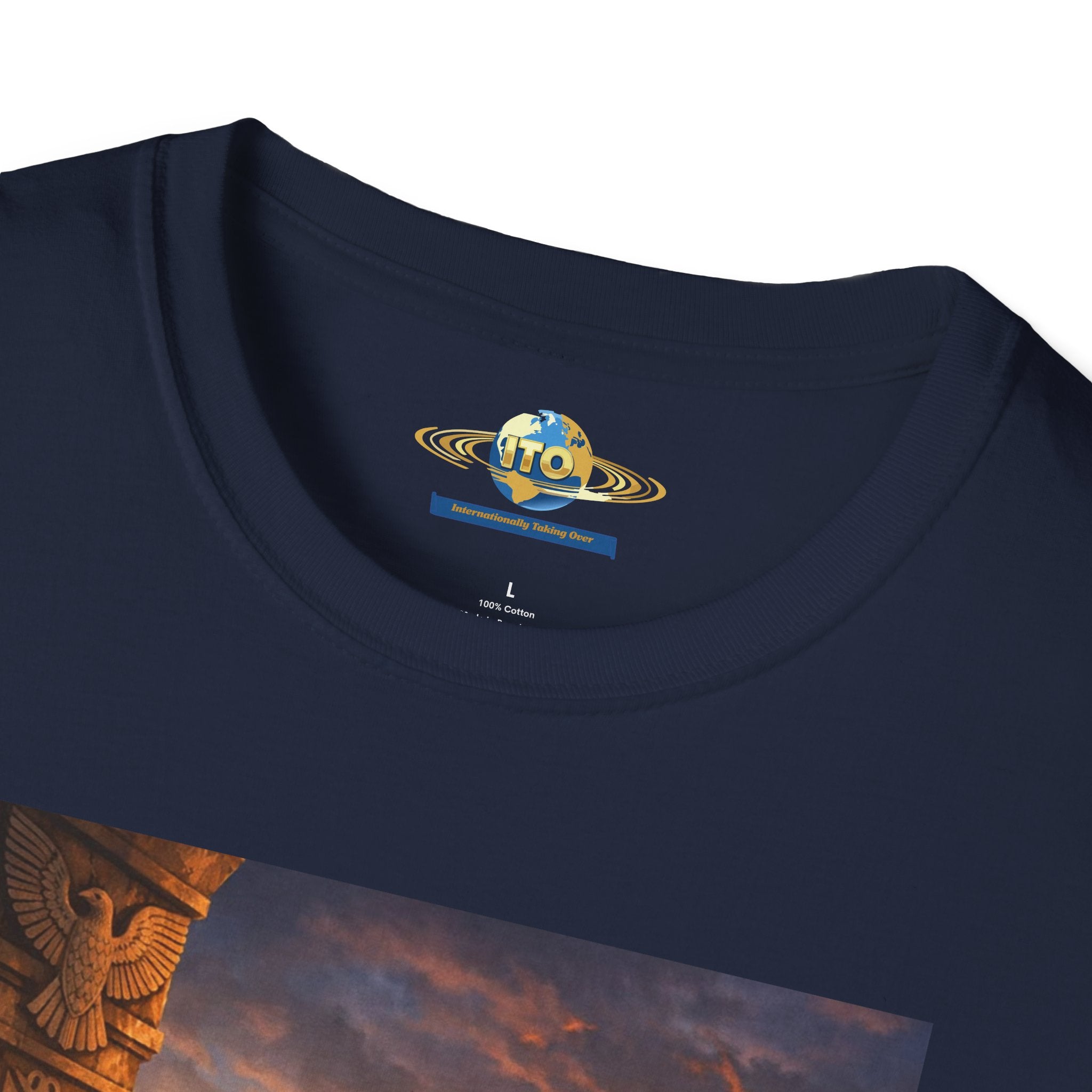 Graphic T-Shirt — Epic Sunset Heroine Scene Print