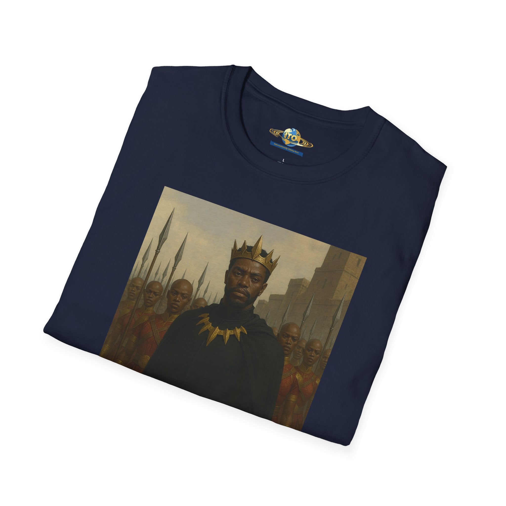 Black King Unisex Softstyle T-Shirt