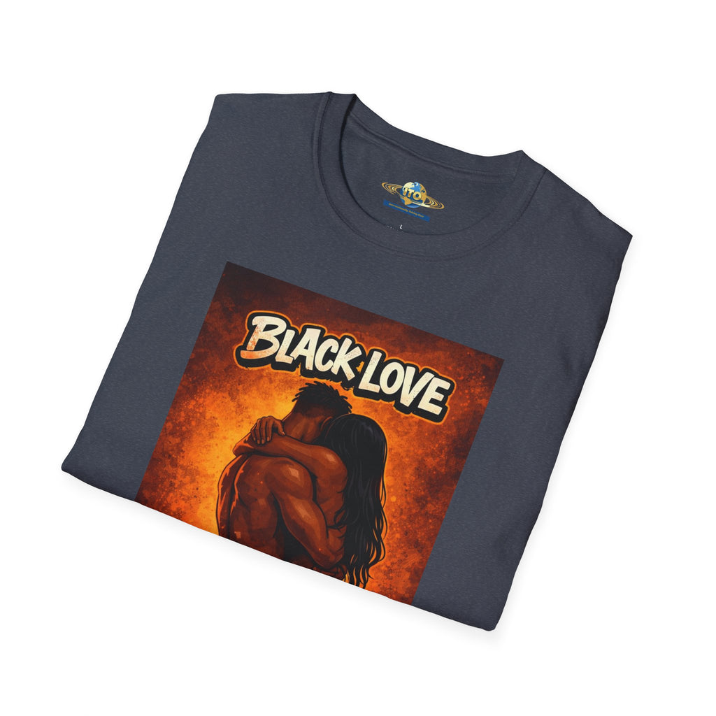 T-Shirt — "Black Love" Romantic Couple Graphic Tee