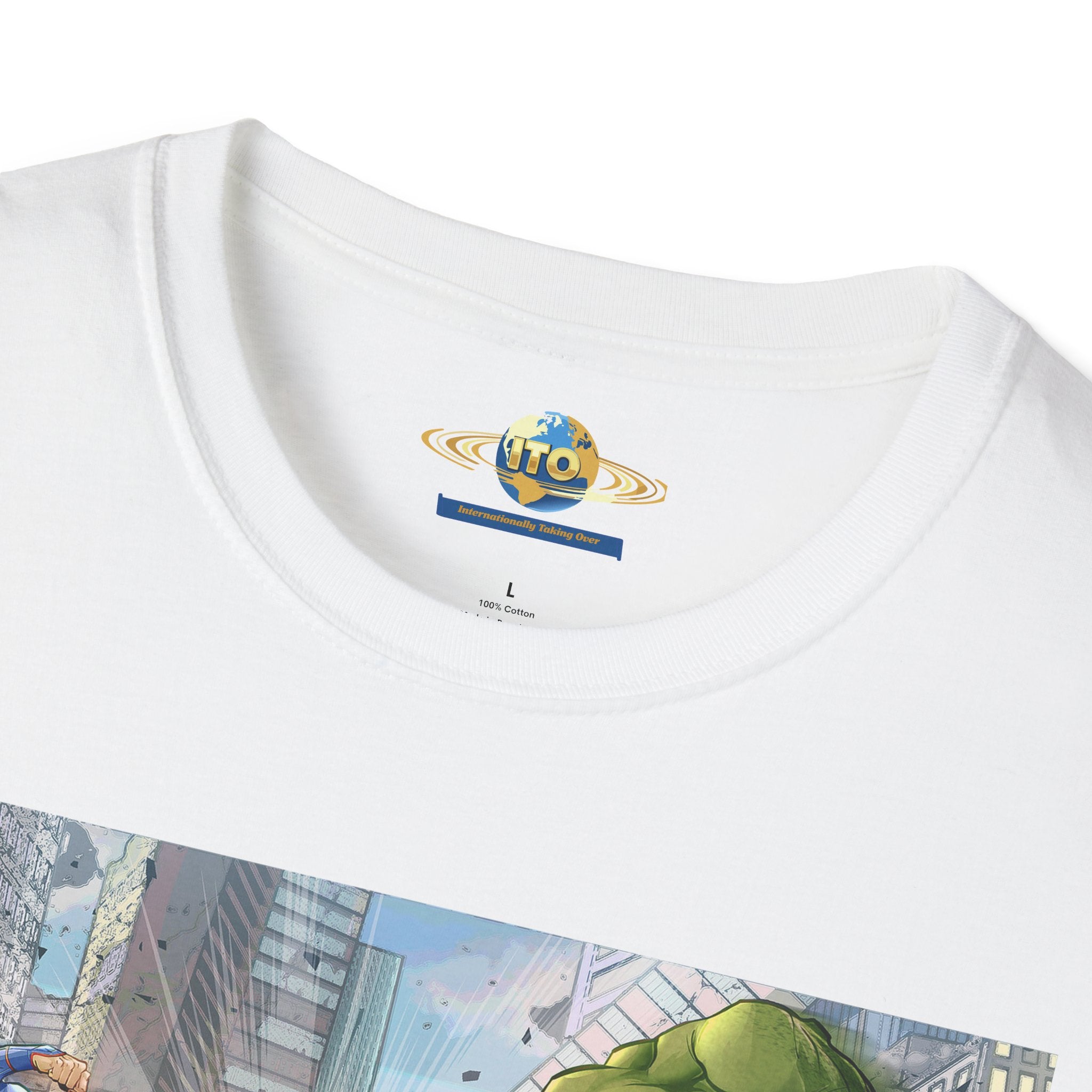 Superhero Clash Graphic Tee – "Clash of Titans"