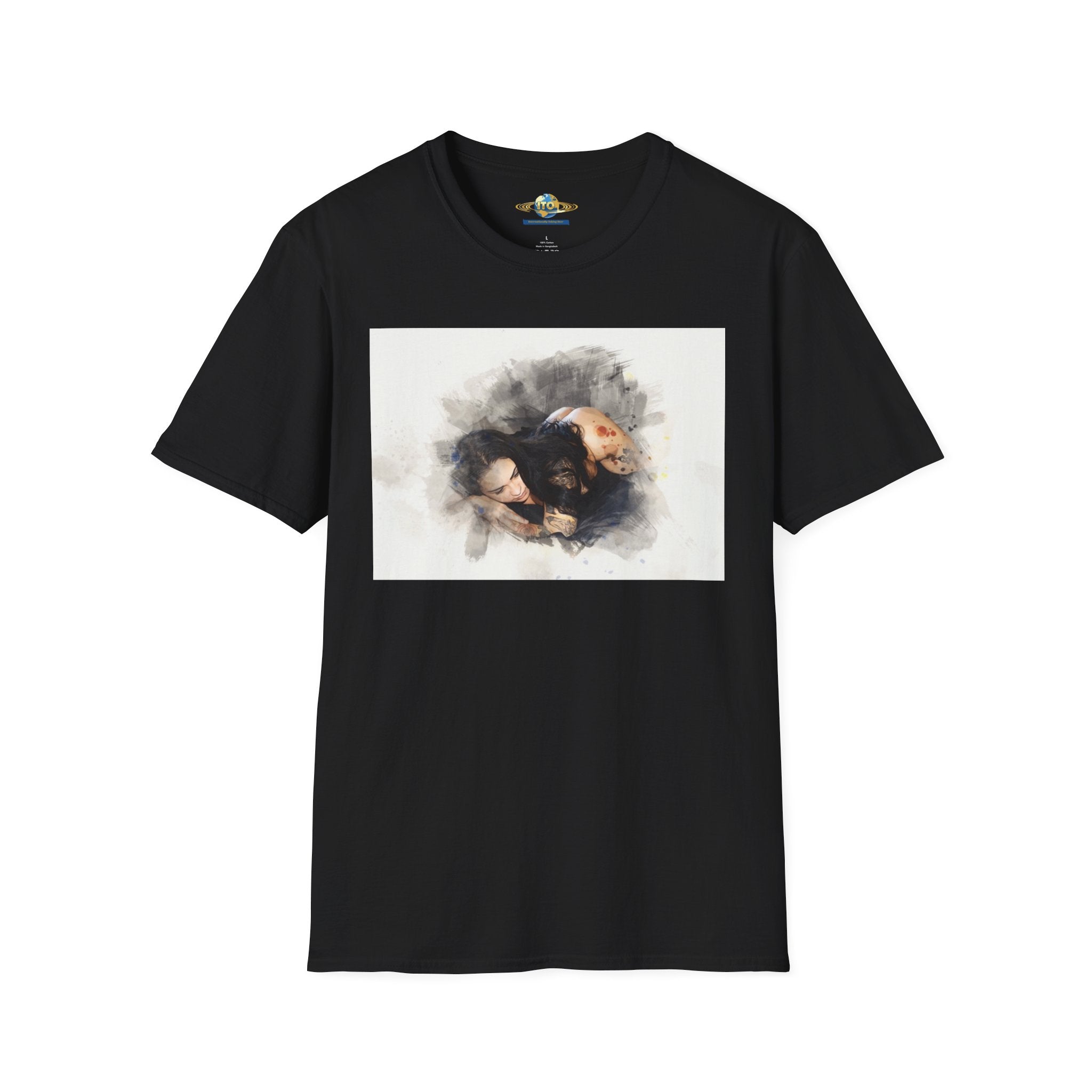 T-Shirt — Watercolor Dachshund Dog Portrait Tee