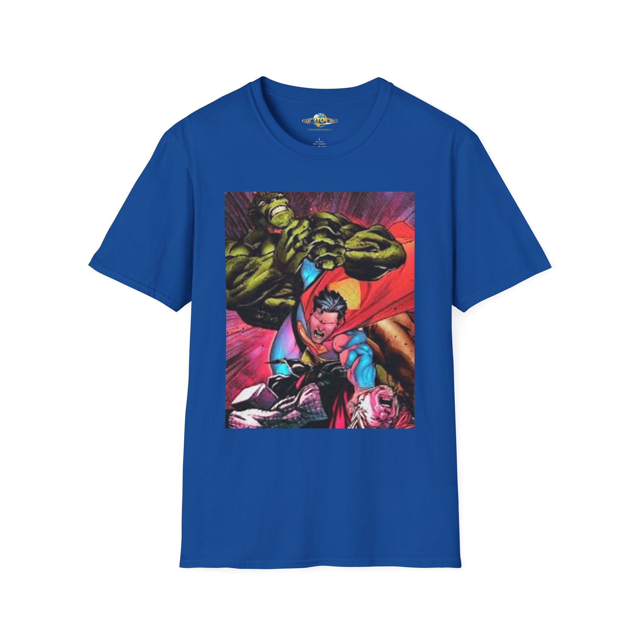 Superhero Mashup T‑Shirt — Dynamic Comic Art Tee