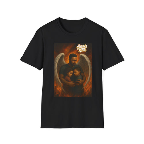 Angel Embrace T-Shirt – "Daddy's Love" Family Guardian Graphic Tee