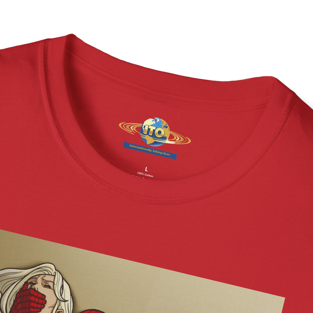 Spider Hero Comic Art T-Shirt — Web-Slinging Scene Graphic Tee