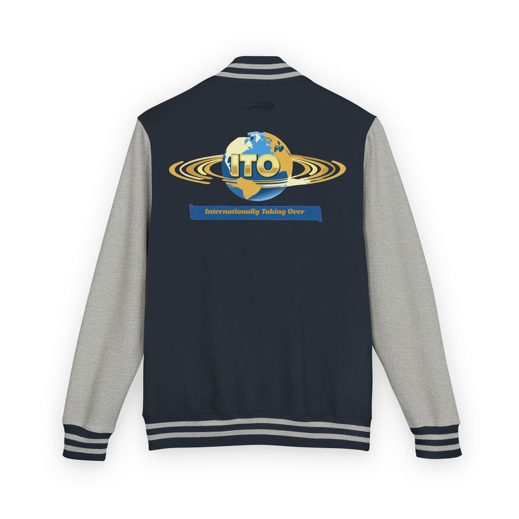 Letterman Jacket — UTO Interplanetary Travel Club Logo Varsity Jacket