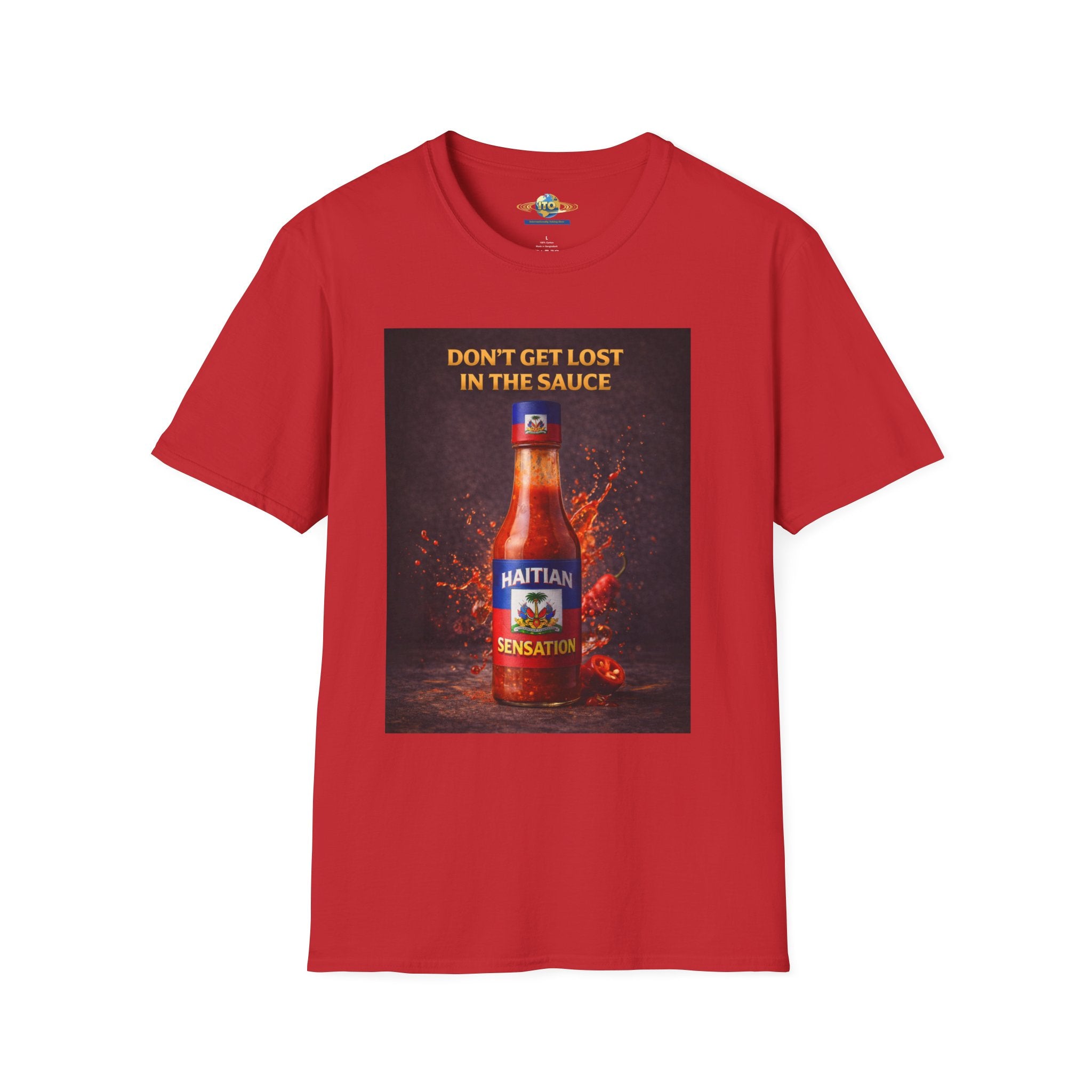 Hot Sauce T-Shirt — "Don't Get Lost in the Sauce" Graphic Tee