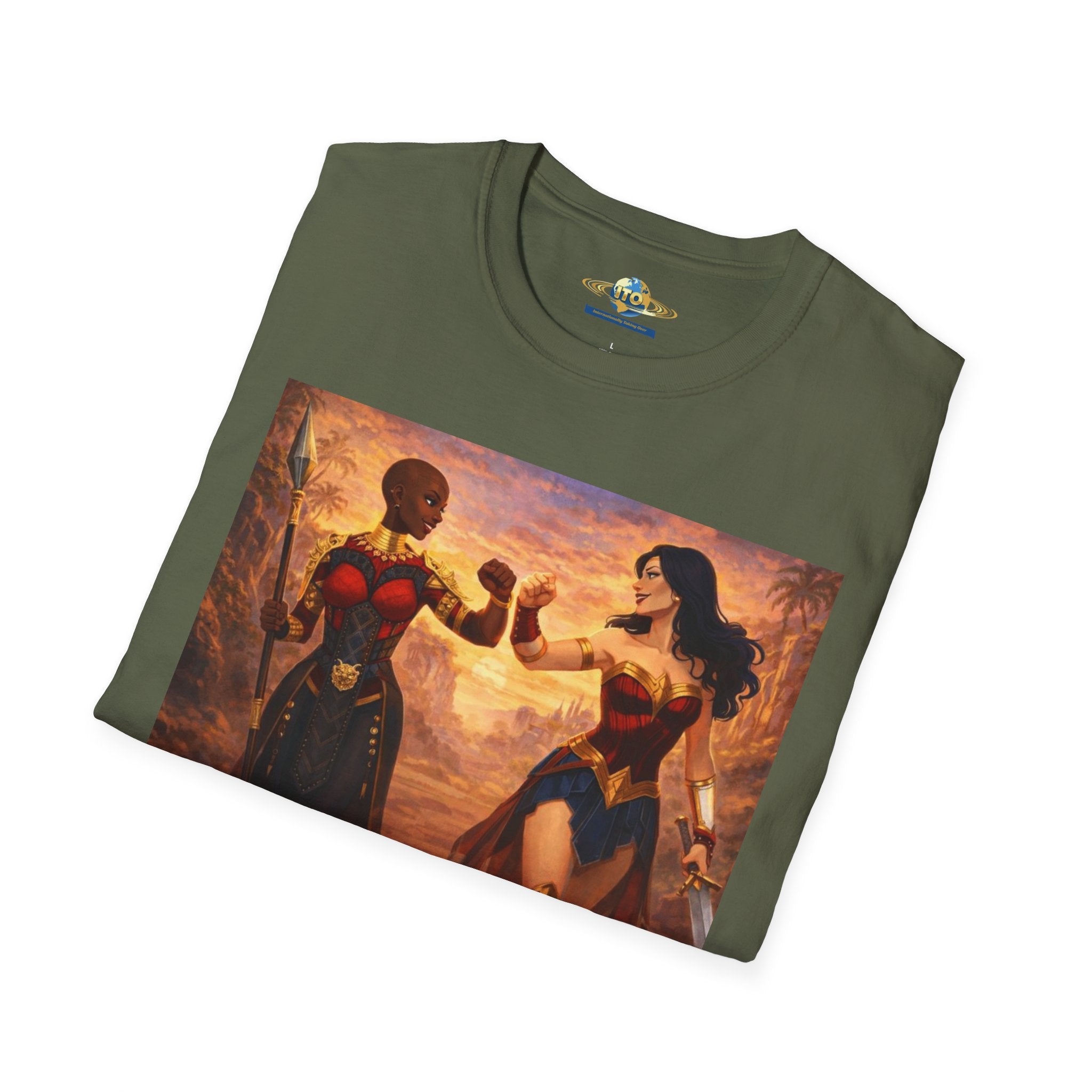 Women warriors  Unisex Softstyle T-Shirt