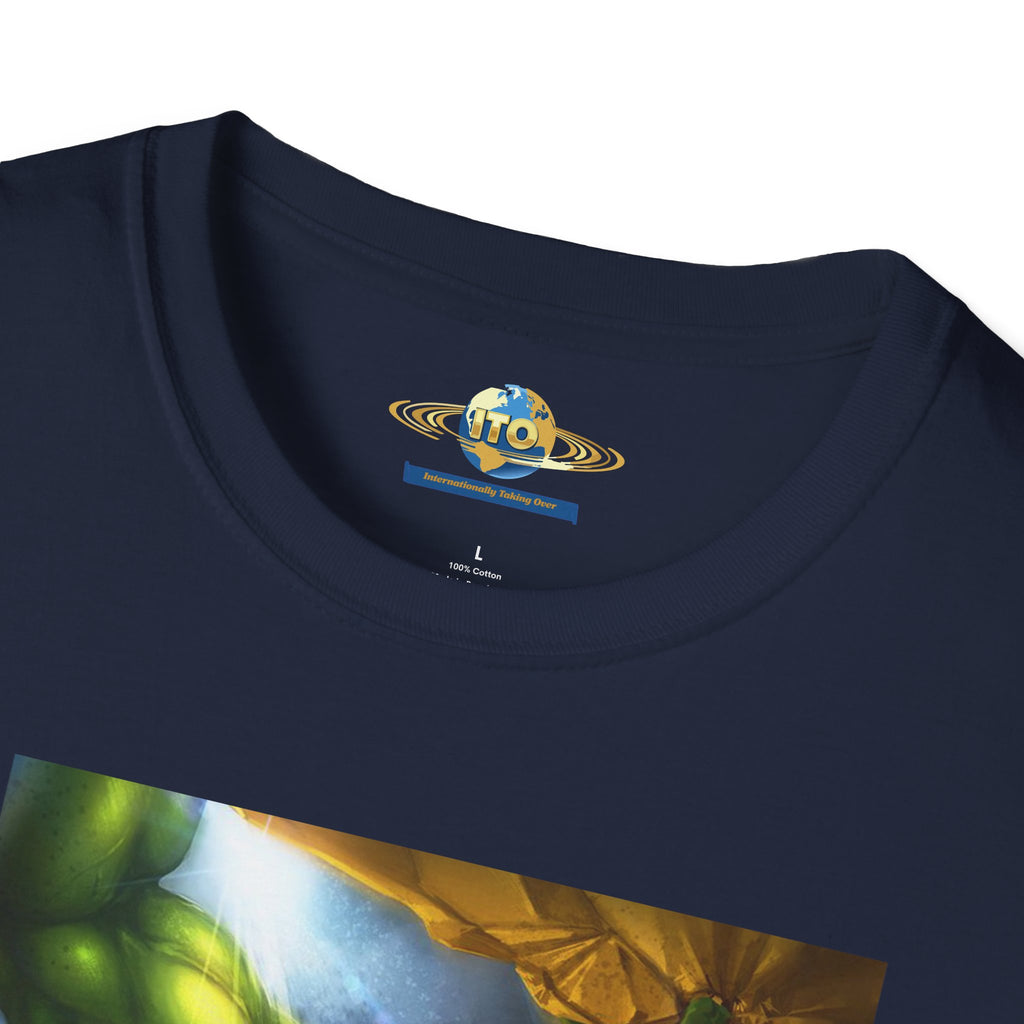 Superhero Clash T-Shirt — Epic Superman vs Hulk Battle Graphic Tee