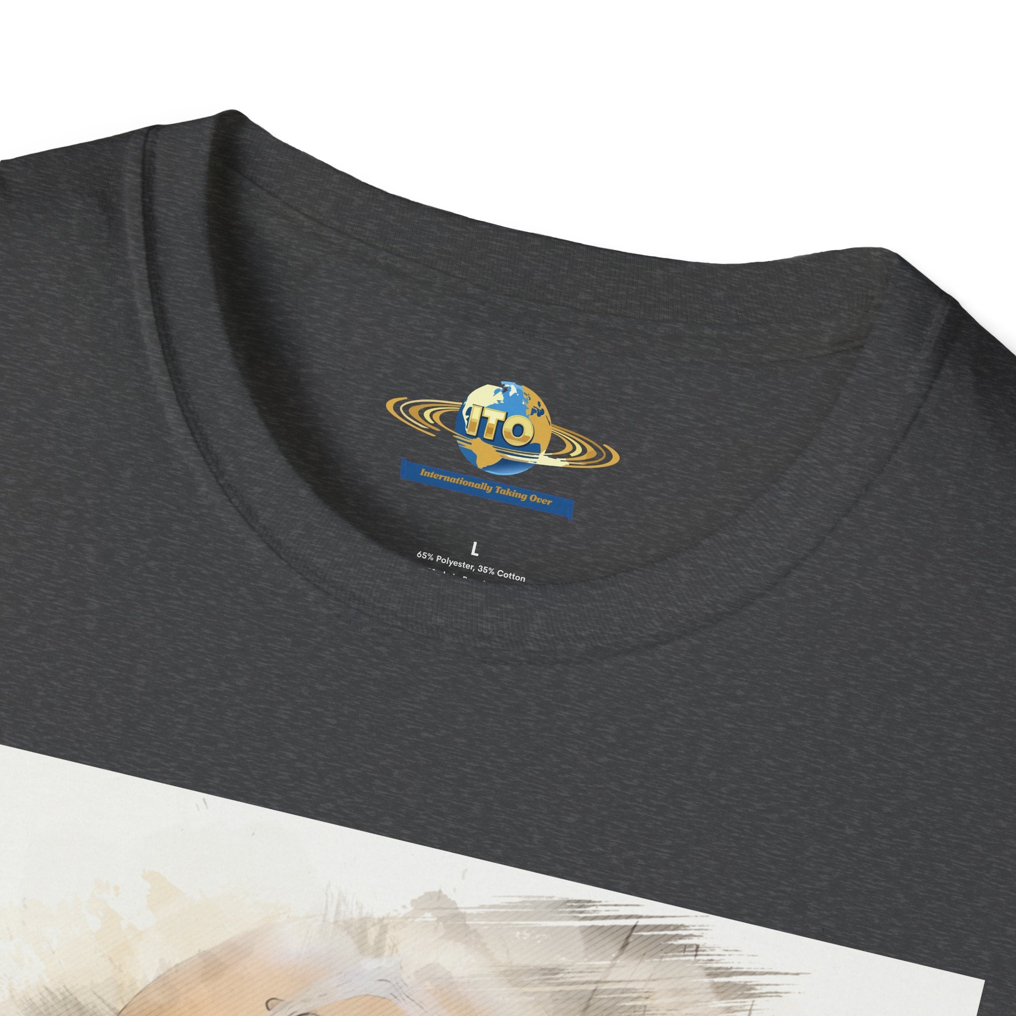Edgy Tattooed Woman Art T-Shirt
