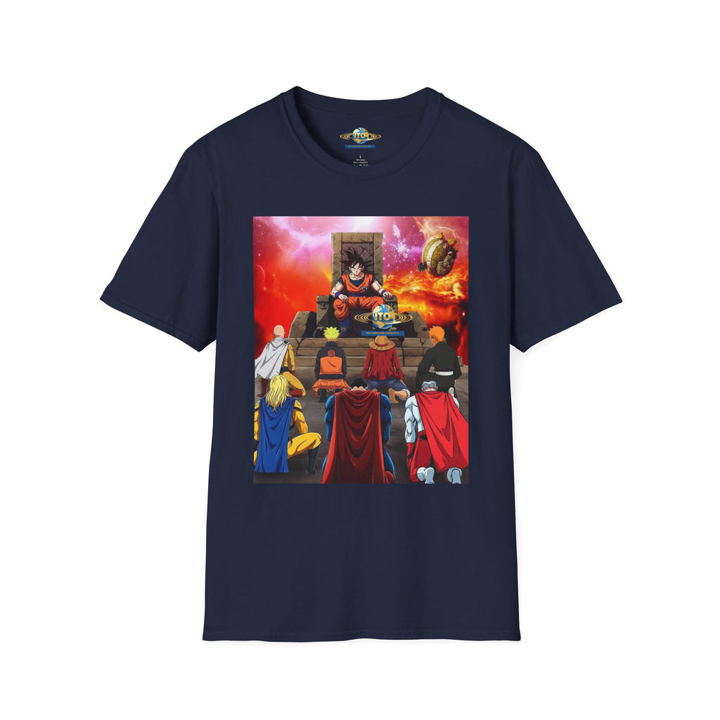 Anime Heroes Throne Graphic T-Shirt