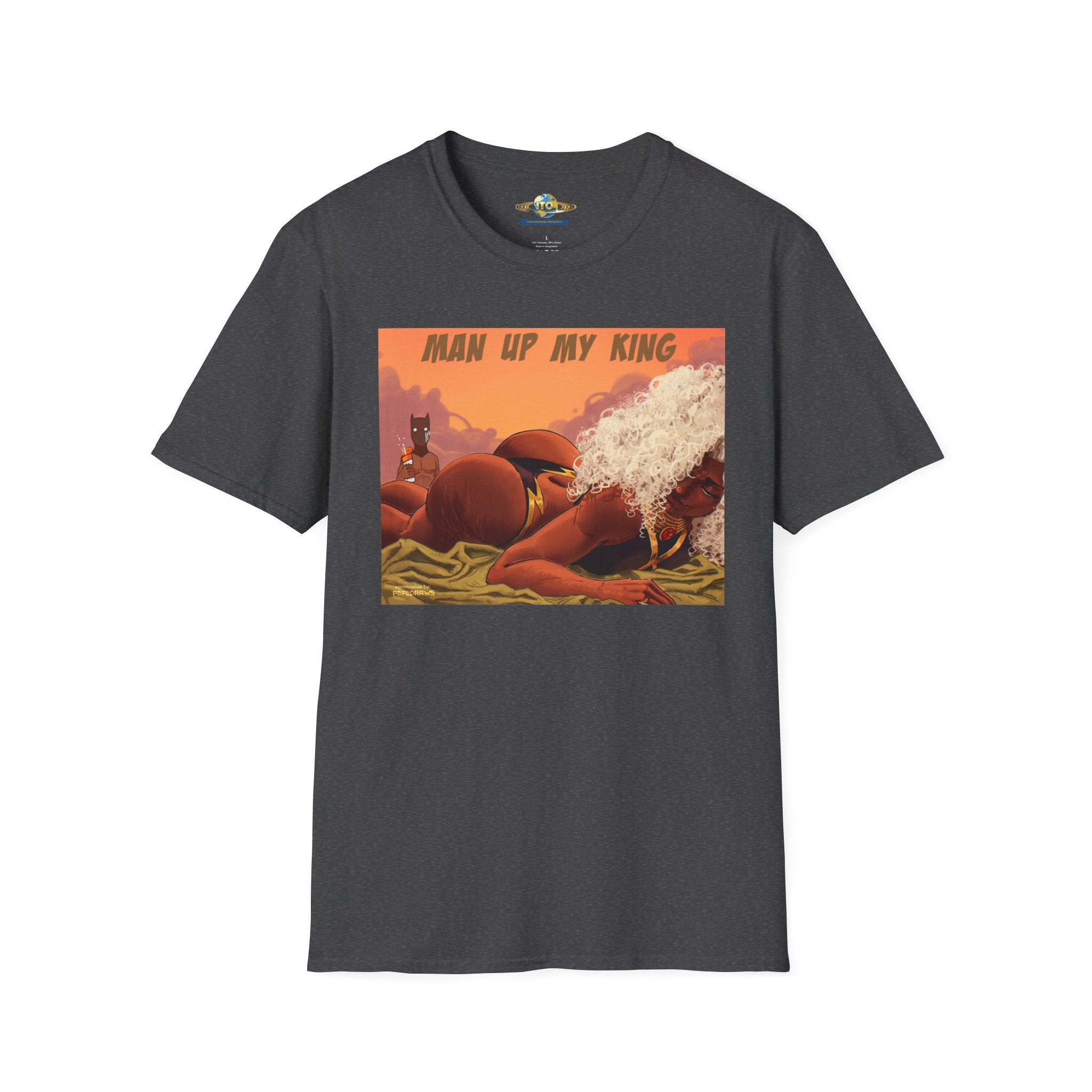 “Man Up My King” Retro Desert Art T‑Shirt