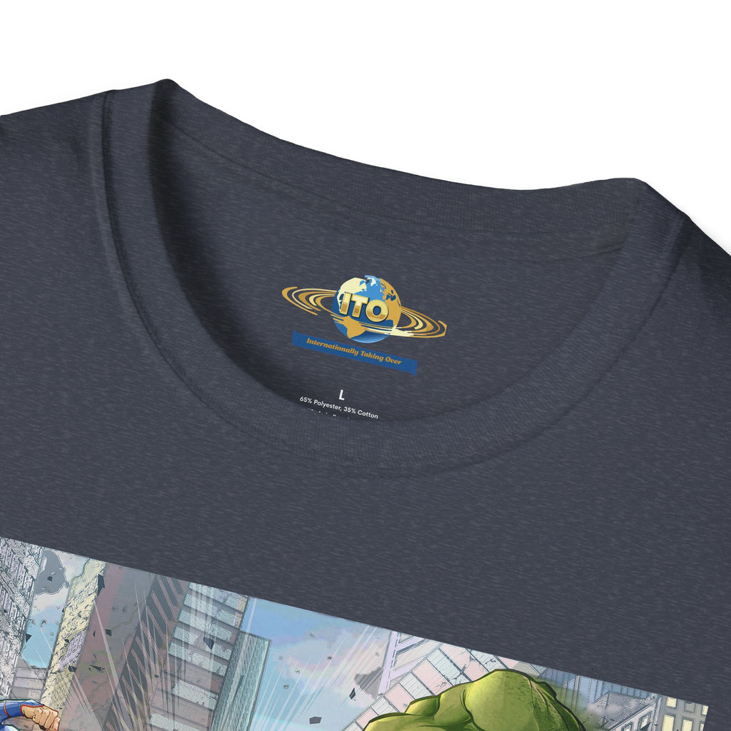 Superhero Clash Graphic Tee – "Clash of Titans"
