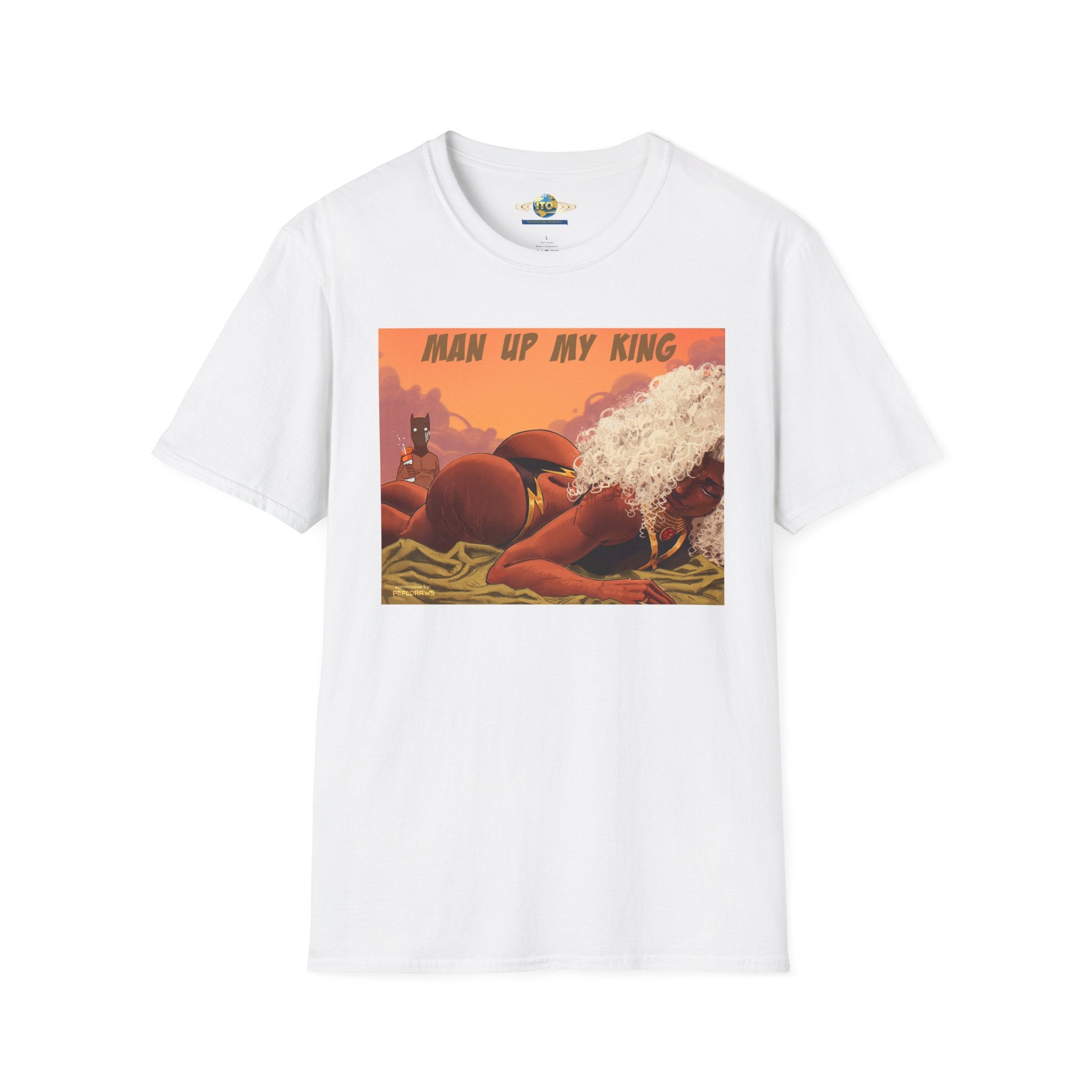 “Man Up My King” Retro Desert Art T‑Shirt