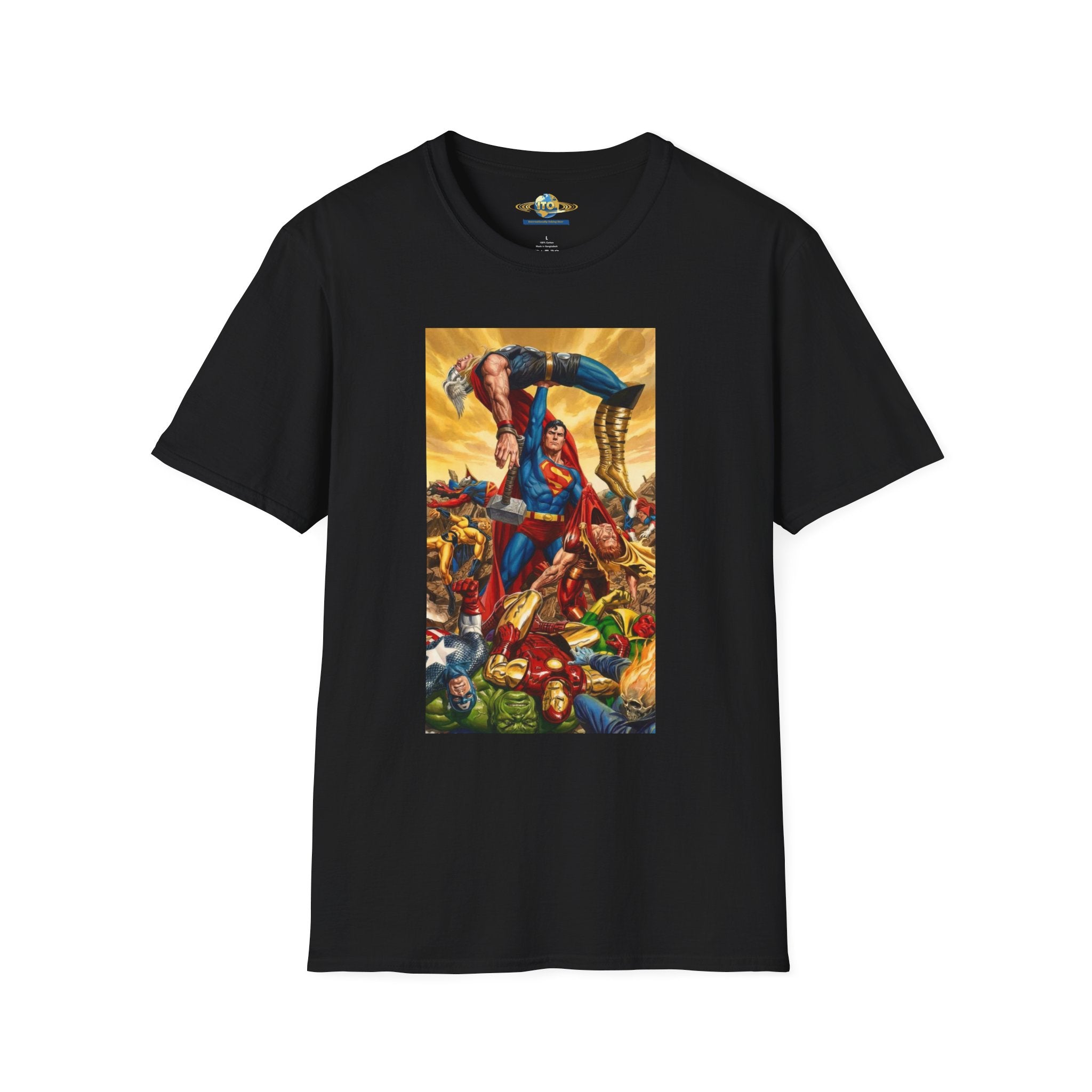 Superhero Team Graphic T-Shirt