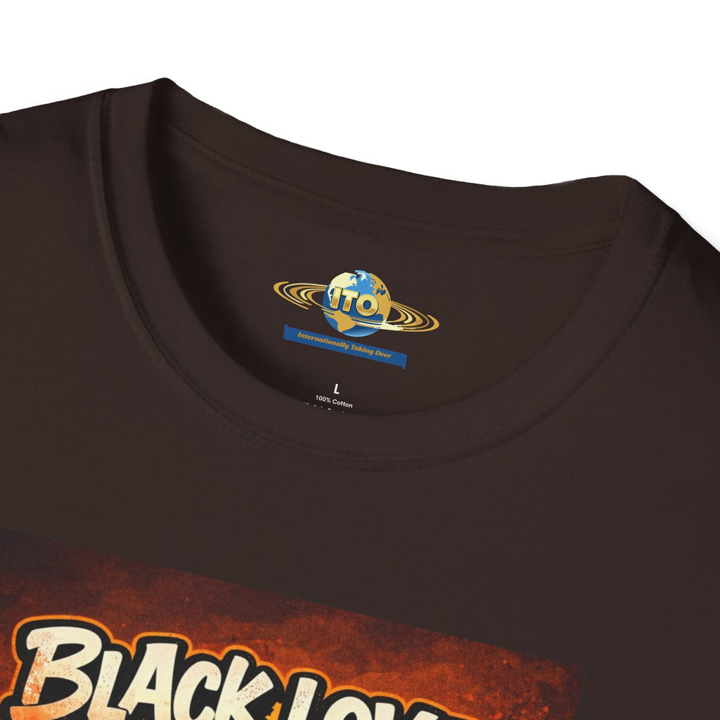 T-Shirt — "Black Love" Romantic Couple Graphic Tee