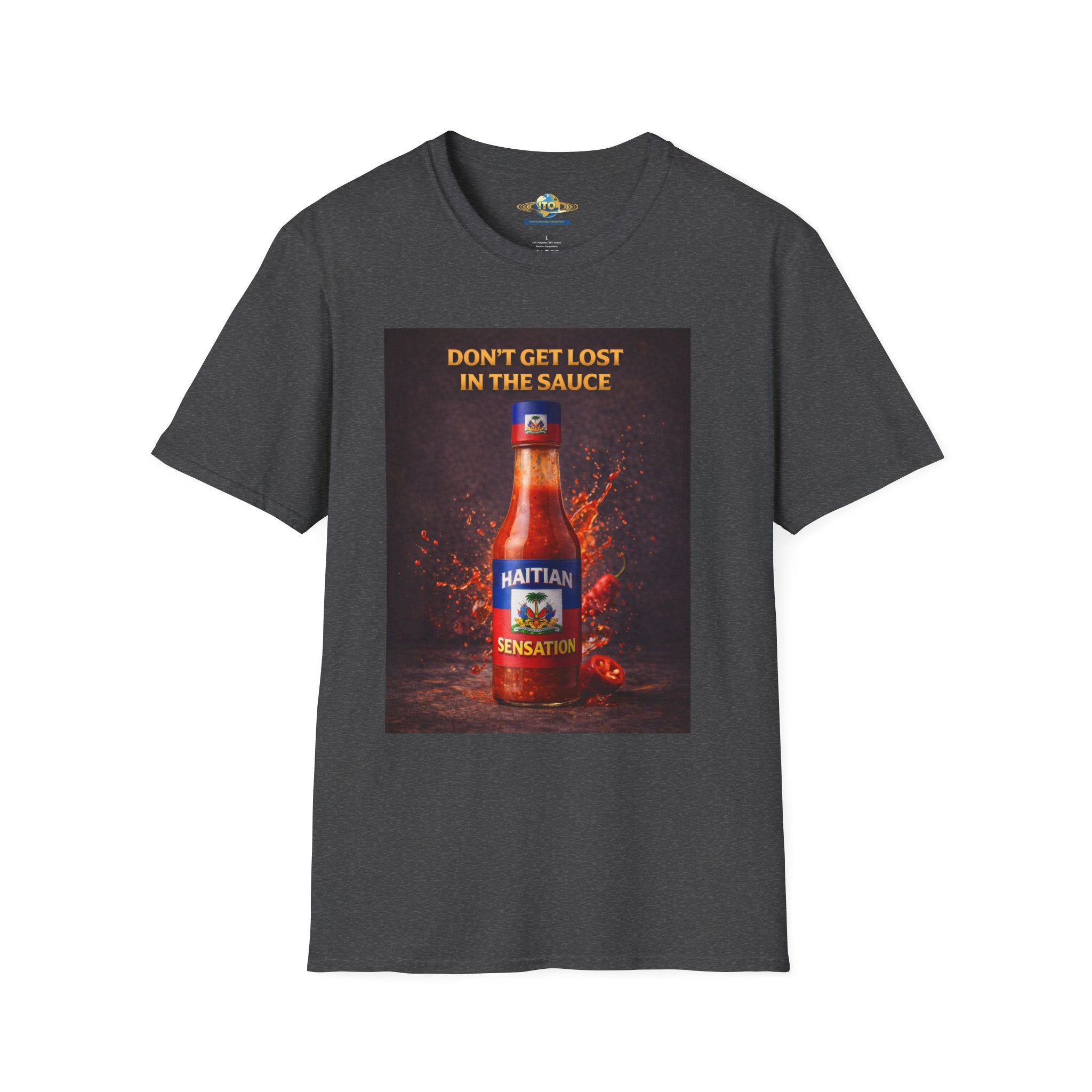 Hot Sauce T-Shirt — "Don't Get Lost in the Sauce" Graphic Tee
