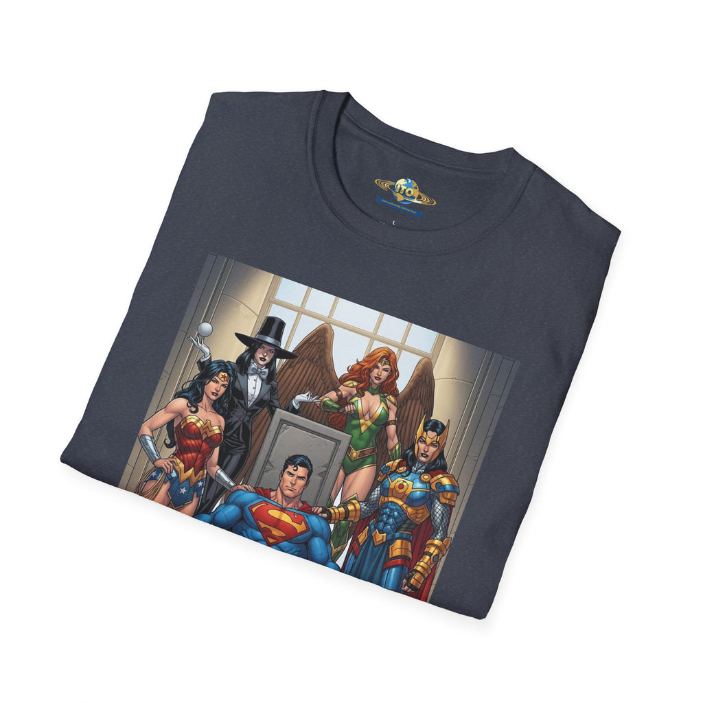 Justice League Portrait T-Shirt — Hero Squad Graphic Tee