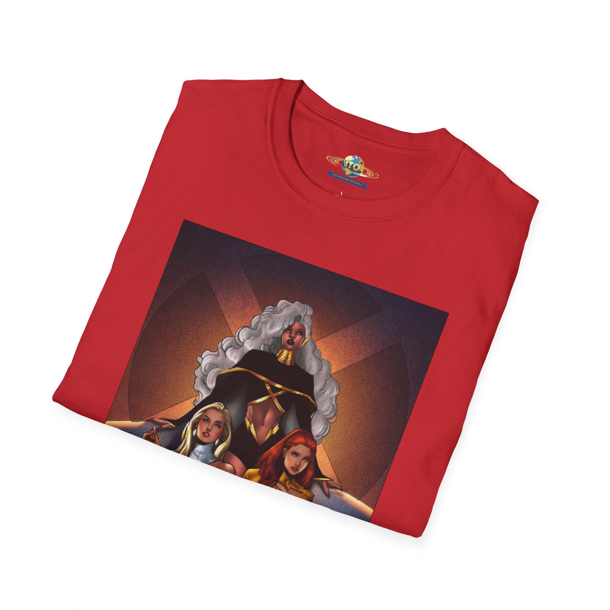 Retro Superhero Trio Graphic T-Shirt
